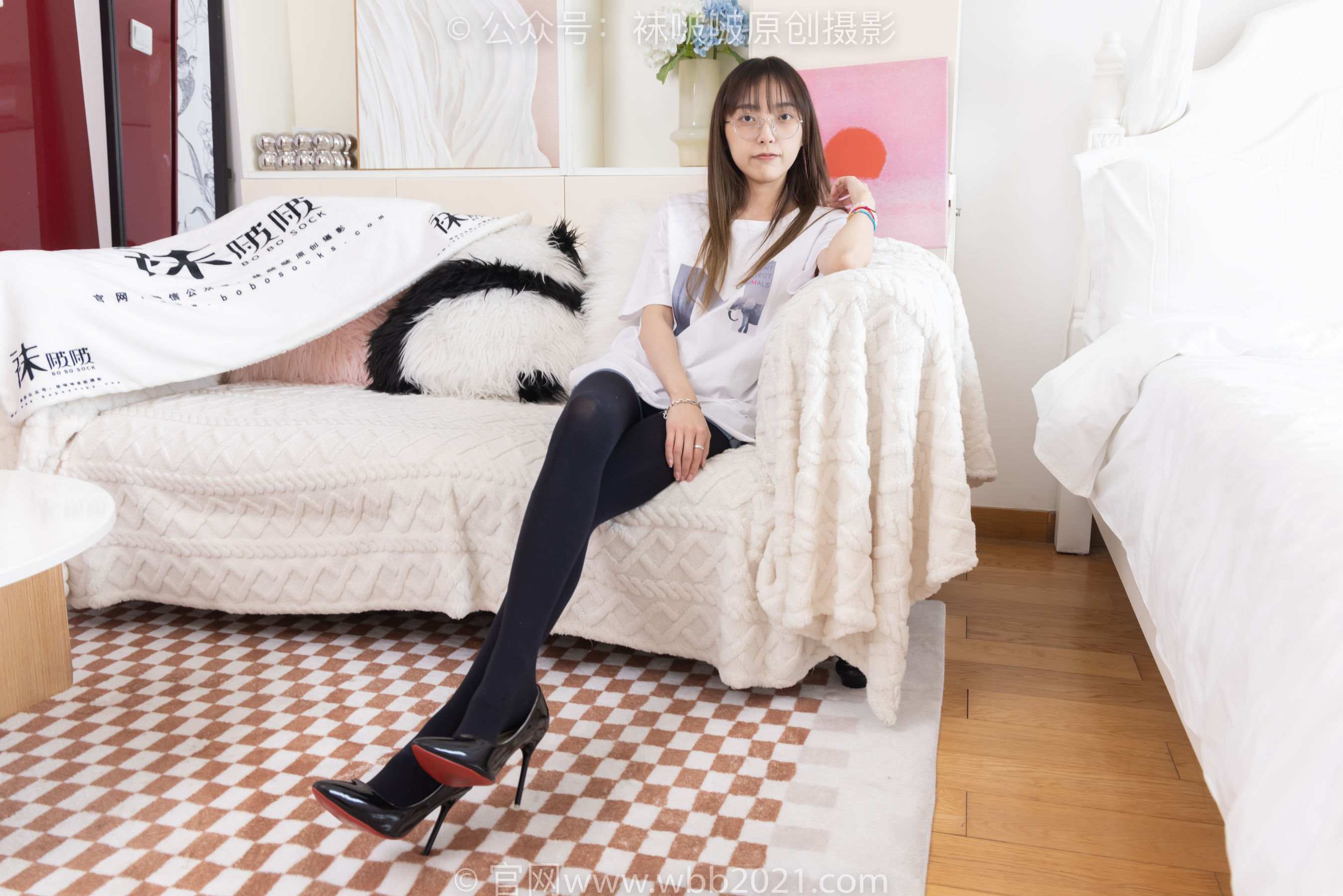 BoBoSocks袜啵啵 No.330 稚予 -高跟鞋、厚黑丝