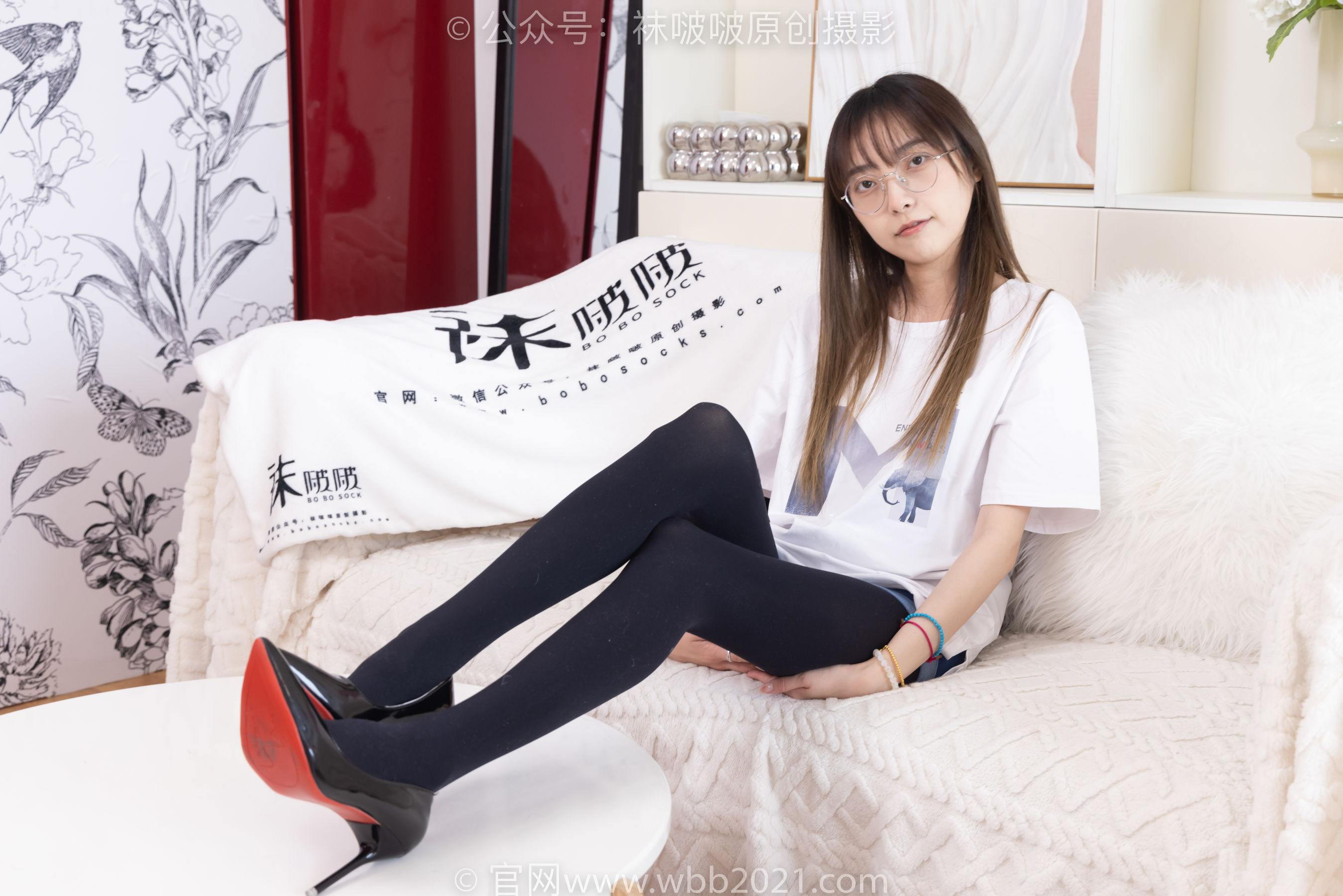 BoBoSocks袜啵啵 No.330 稚予 -高跟鞋、厚黑丝