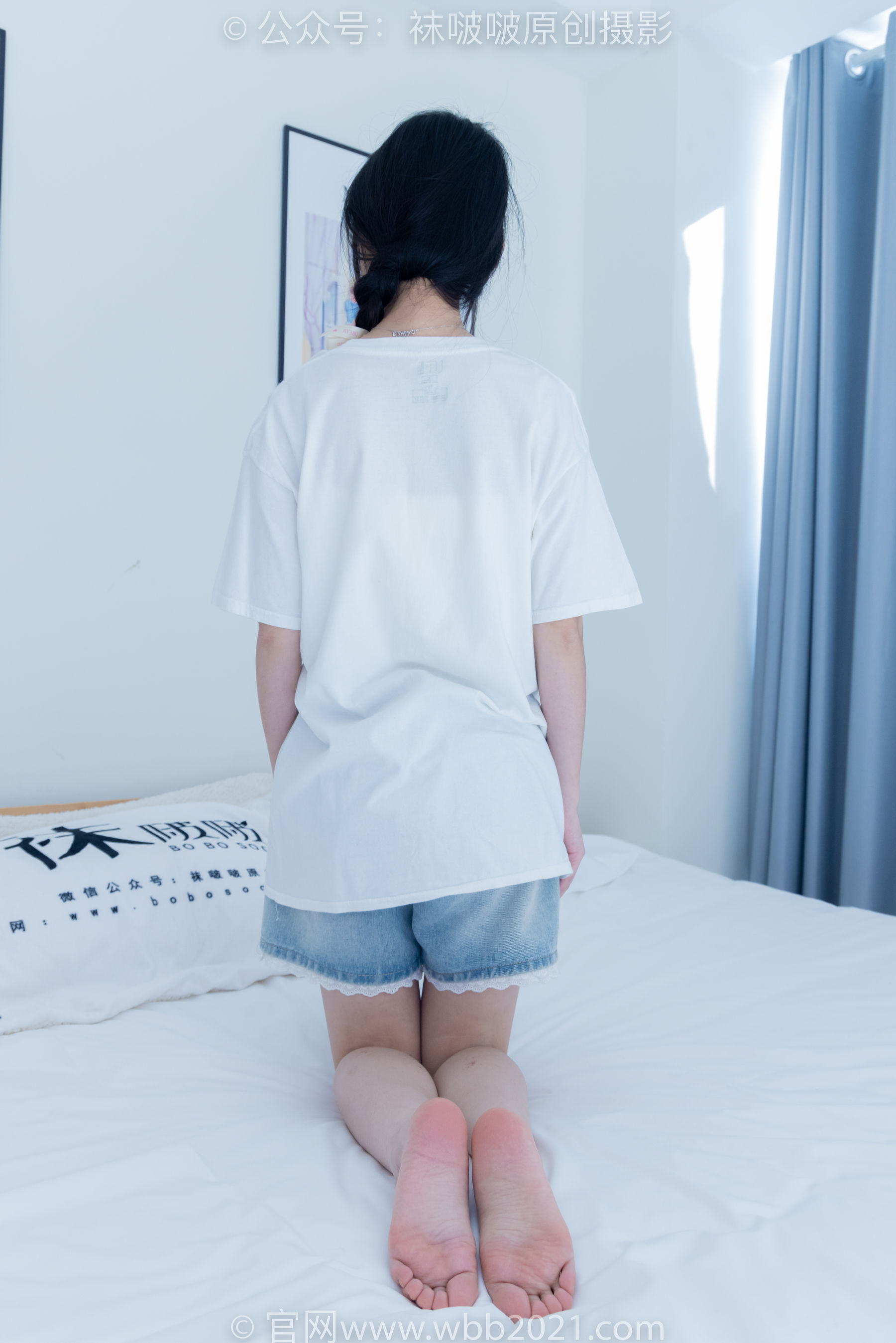 BoBoSocks袜啵啵 No.331 甜甜圈 -板鞋、白棉袜、裸足