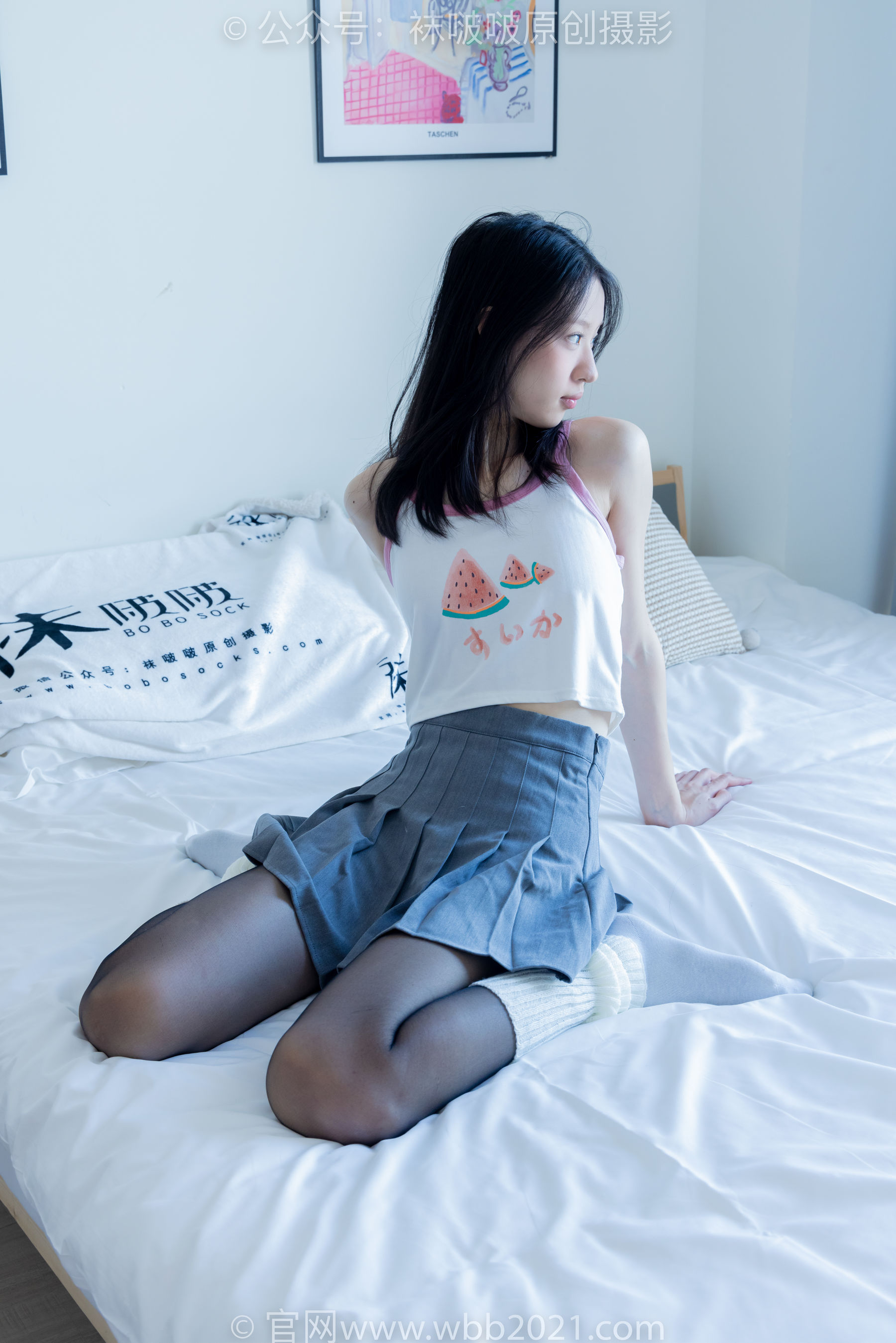 BoBoSocks袜啵啵 No.333 雪糕 -板鞋、白棉袜、黑丝、堆堆袜套
