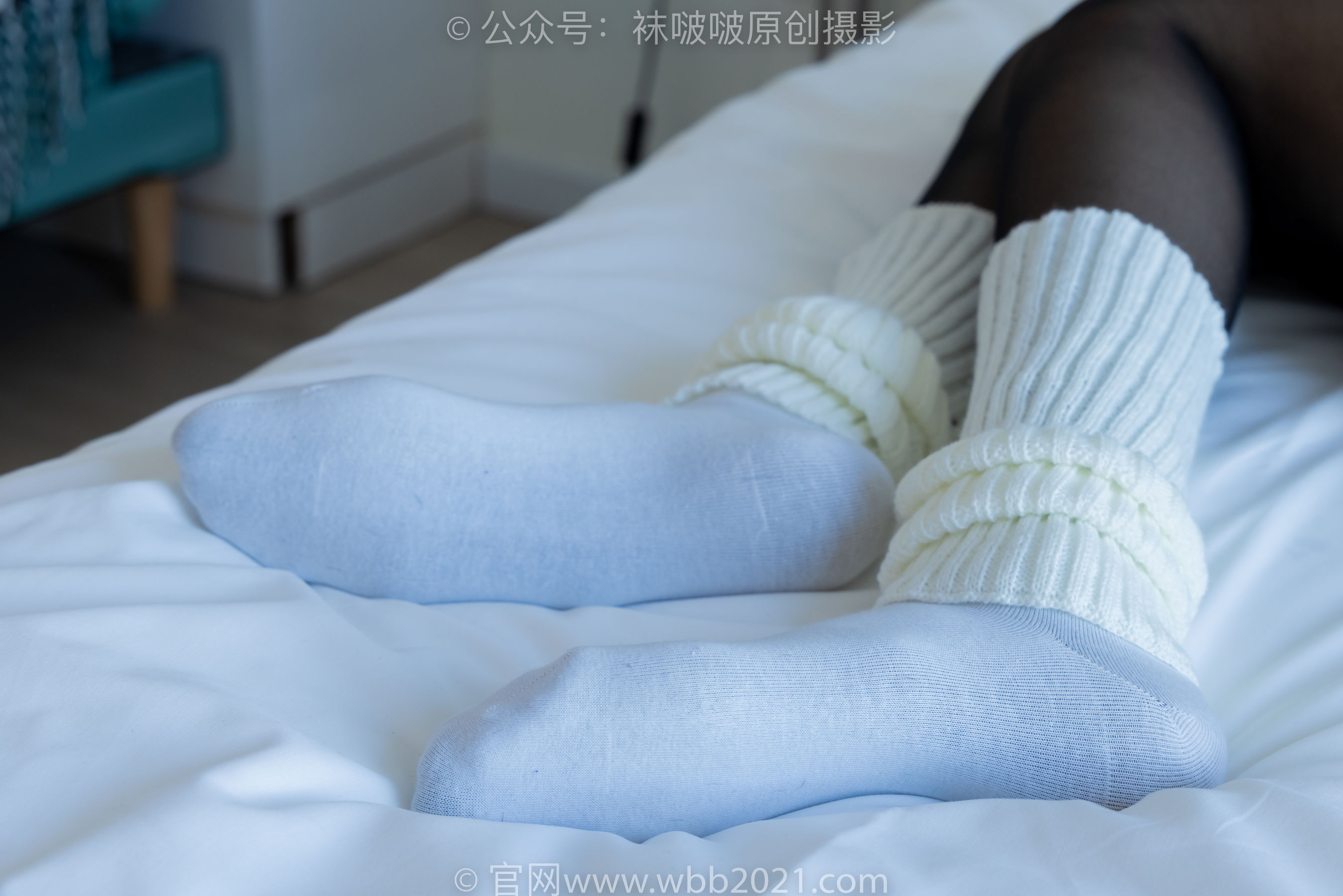 BoBoSocks袜啵啵 No.333 雪糕 -板鞋、白棉袜、黑丝、堆堆袜套
