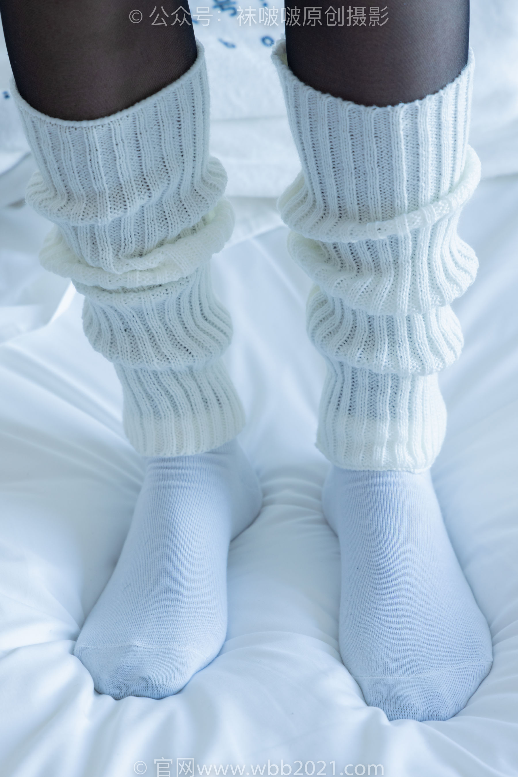 BoBoSocks袜啵啵 No.333 雪糕 -板鞋、白棉袜、黑丝、堆堆袜套