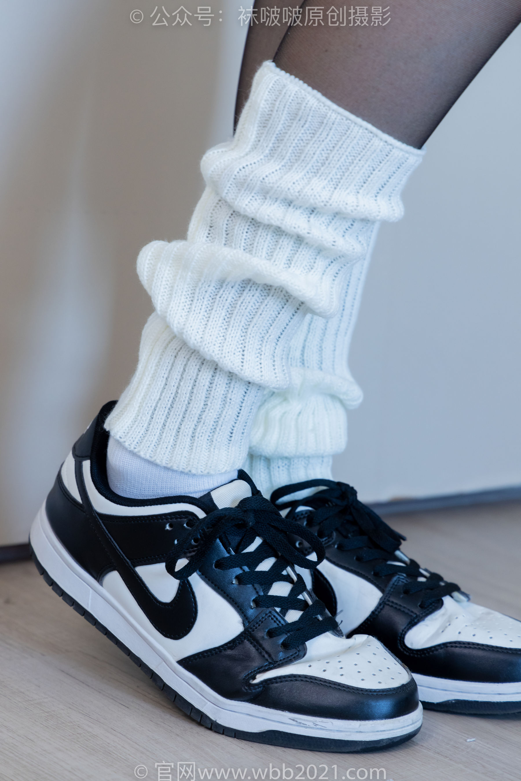 BoBoSocks袜啵啵 No.333 雪糕 -板鞋、白棉袜、黑丝、堆堆袜套