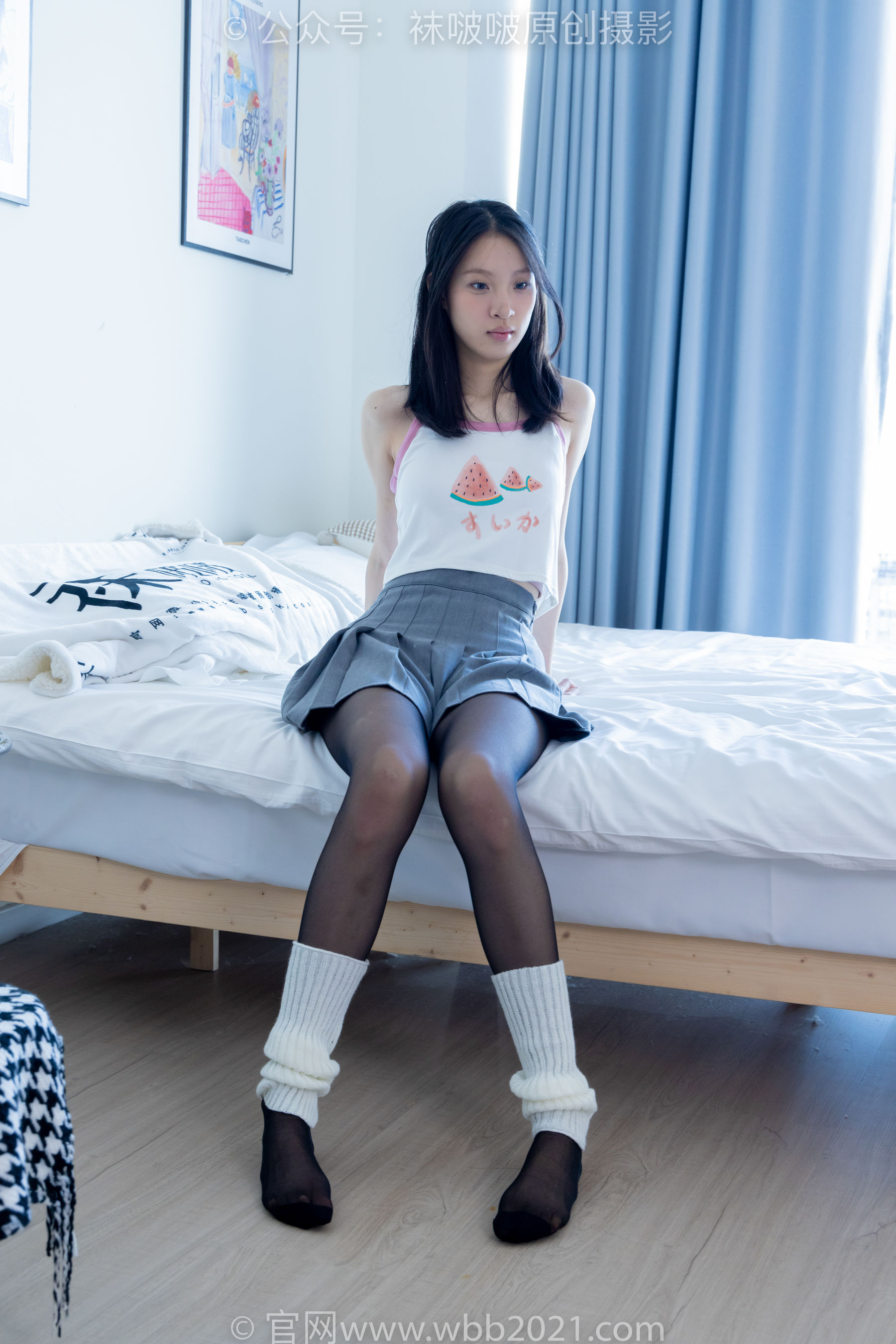 BoBoSocks袜啵啵 No.333 雪糕 -板鞋、白棉袜、黑丝、堆堆袜套