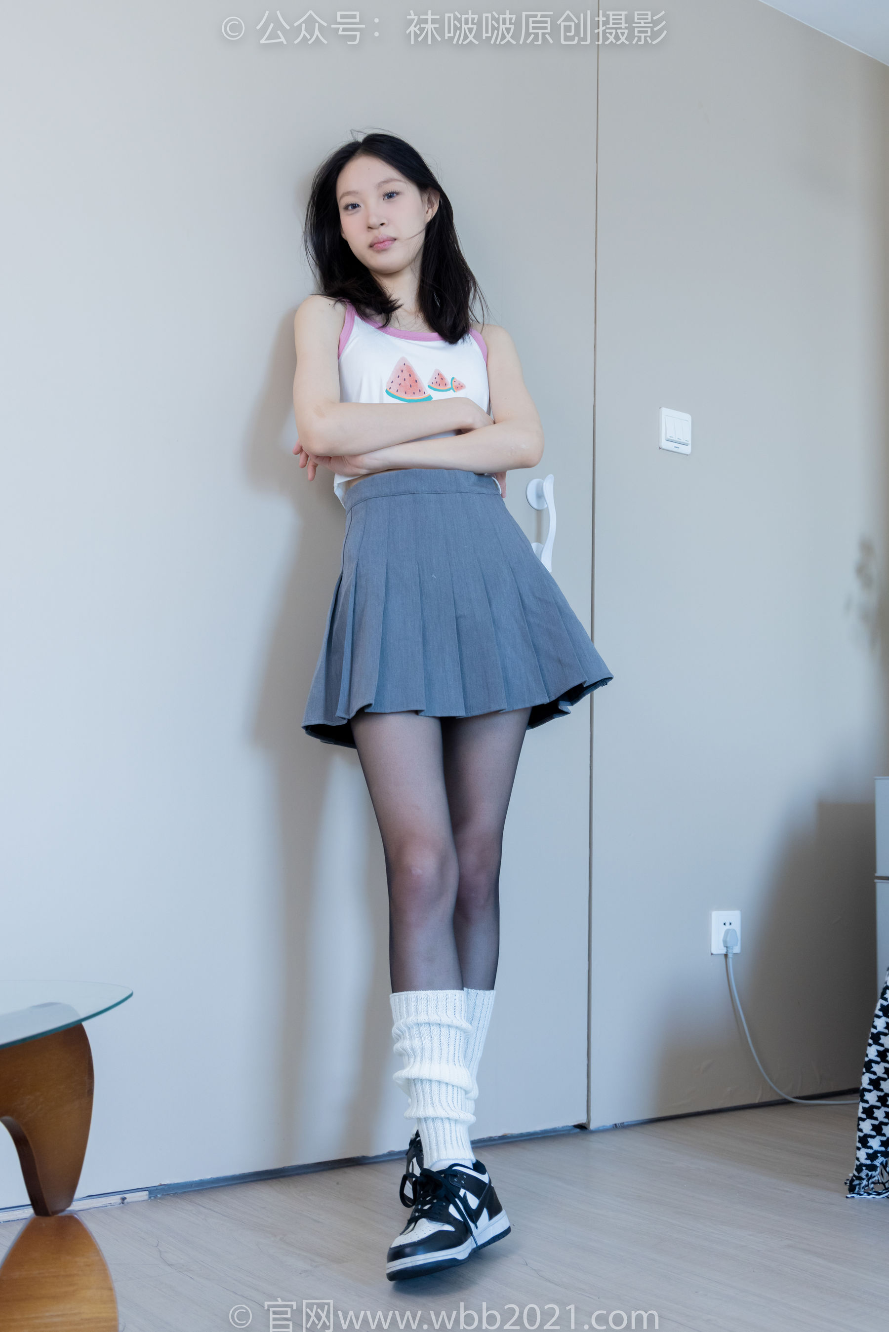BoBoSocks袜啵啵 No.333 雪糕 -板鞋、白棉袜、黑丝、堆堆袜套
