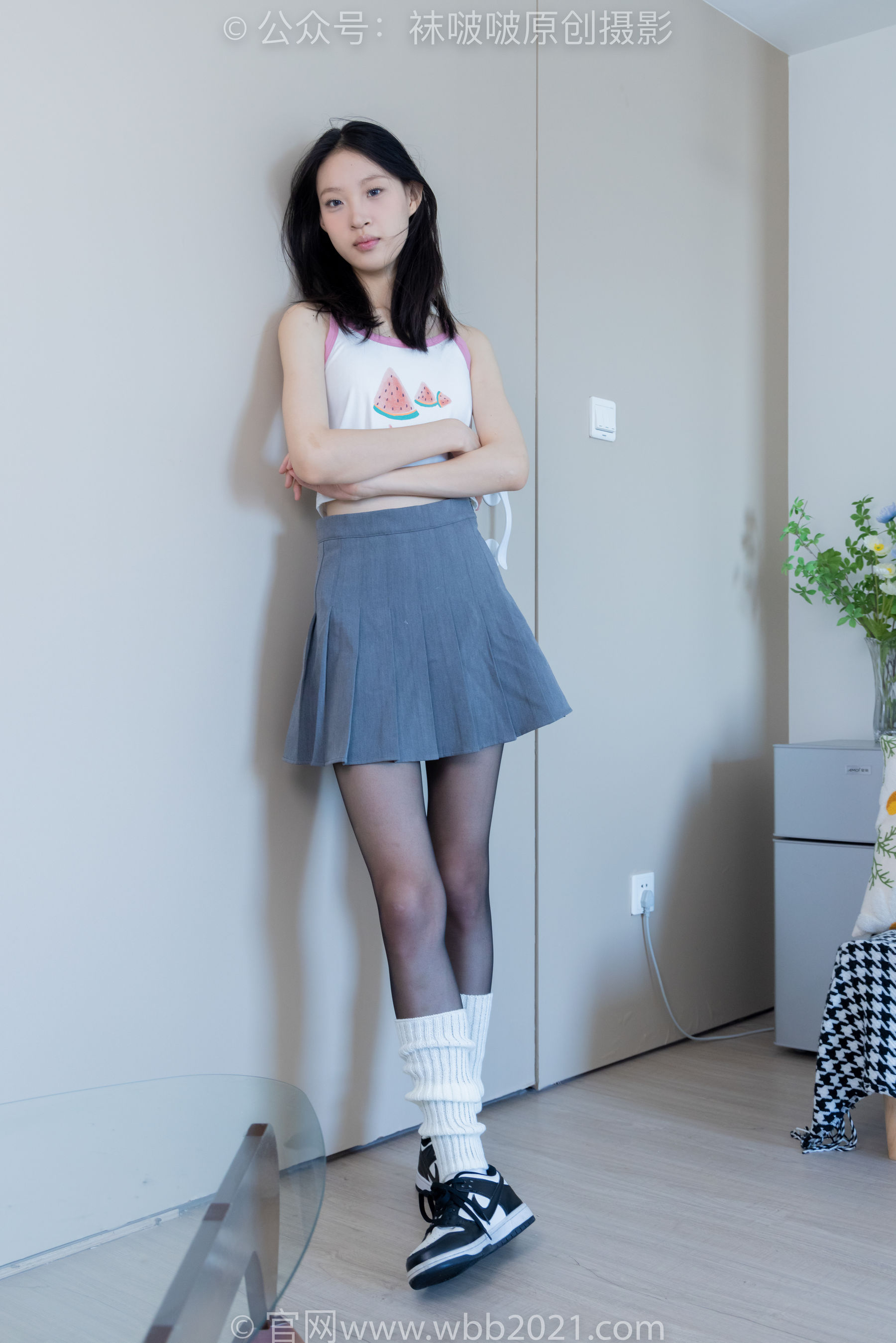 BoBoSocks袜啵啵 No.333 雪糕 -板鞋、白棉袜、黑丝、堆堆袜套