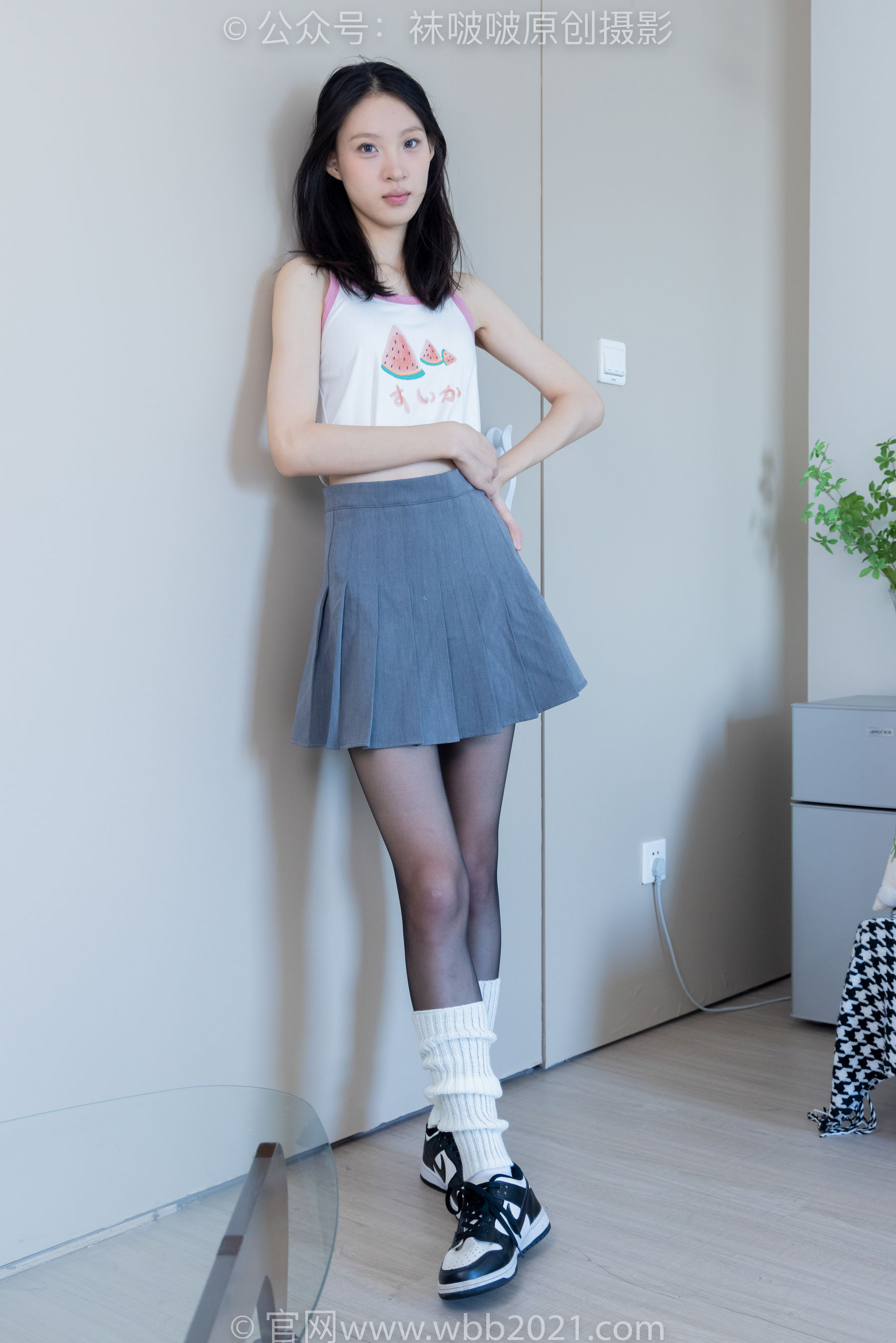 BoBoSocks袜啵啵 No.333 雪糕 -板鞋、白棉袜、黑丝、堆堆袜套