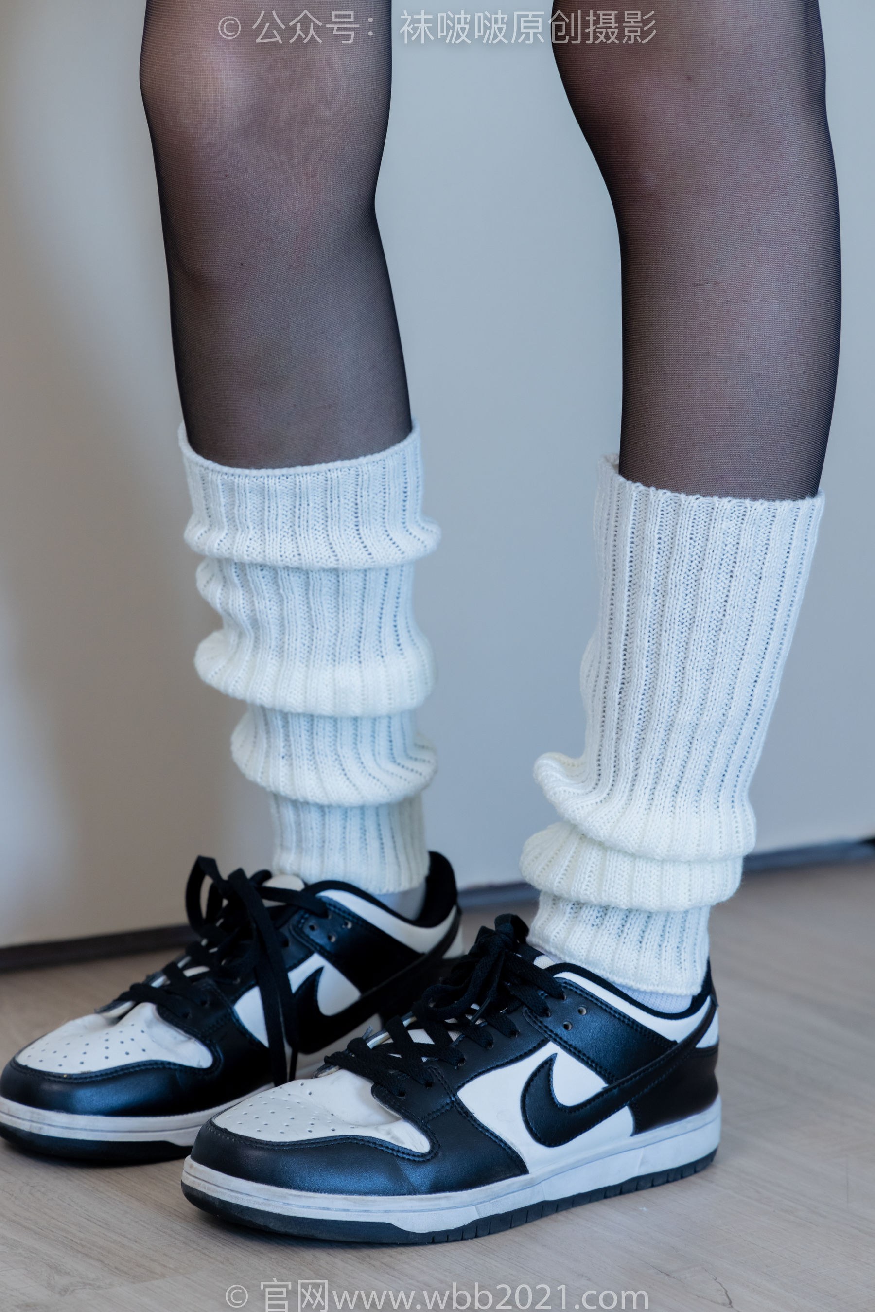 BoBoSocks袜啵啵 No.333 雪糕 -板鞋、白棉袜、黑丝、堆堆袜套