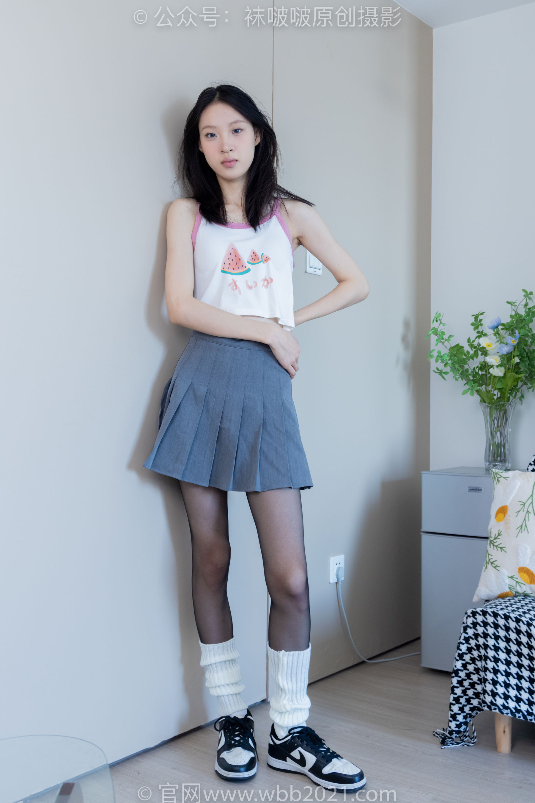 BoBoSocks袜啵啵 No.333 雪糕 -板鞋、白棉袜、黑丝、堆堆袜套