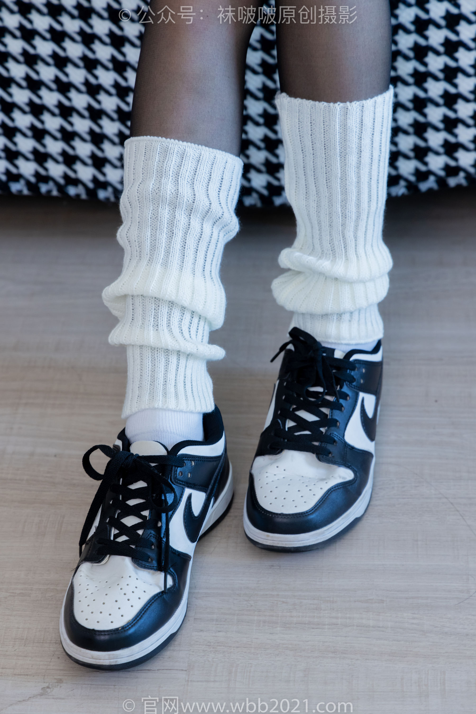 BoBoSocks袜啵啵 No.333 雪糕 -板鞋、白棉袜、黑丝、堆堆袜套