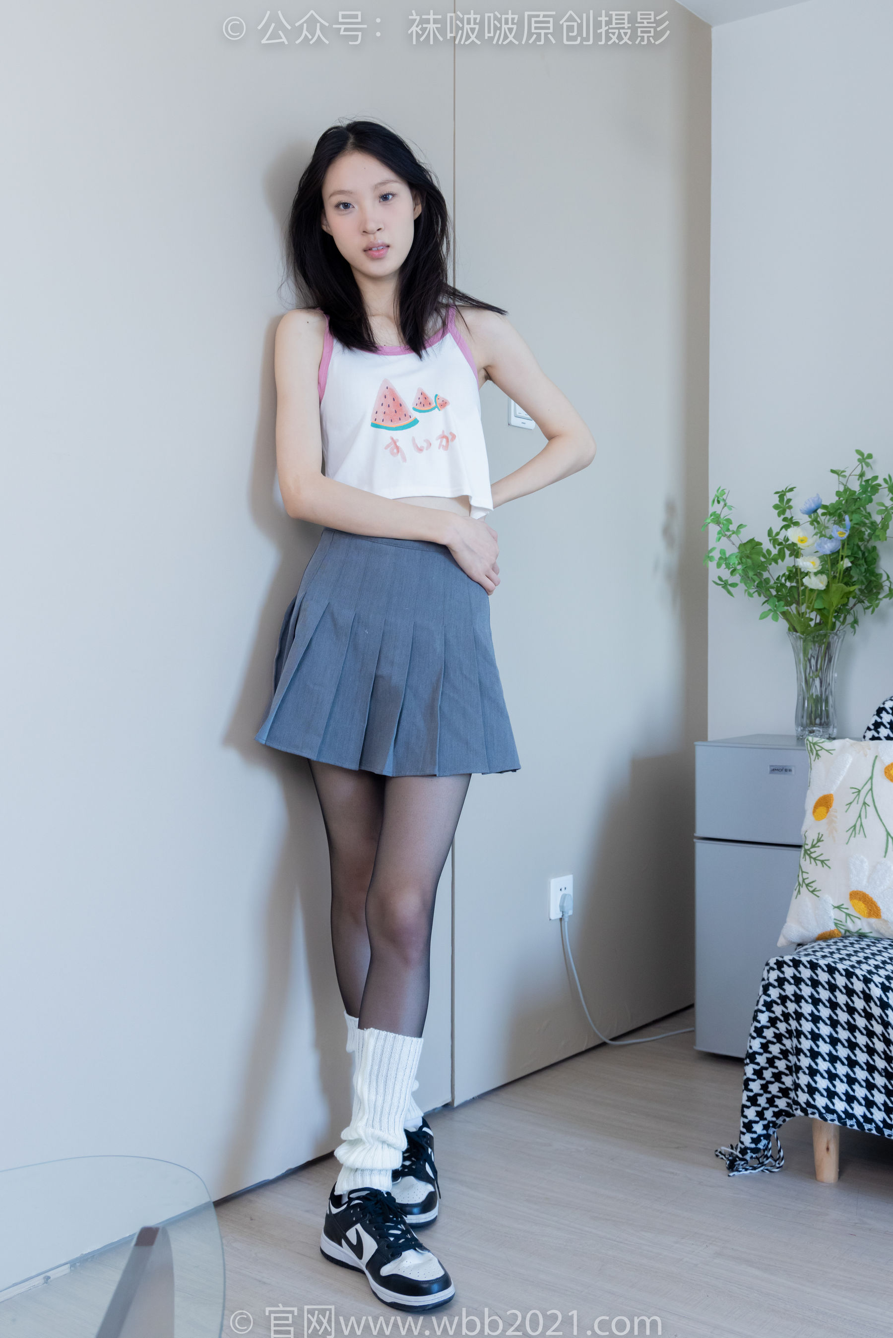 BoBoSocks袜啵啵 No.333 雪糕 -板鞋、白棉袜、黑丝、堆堆袜套