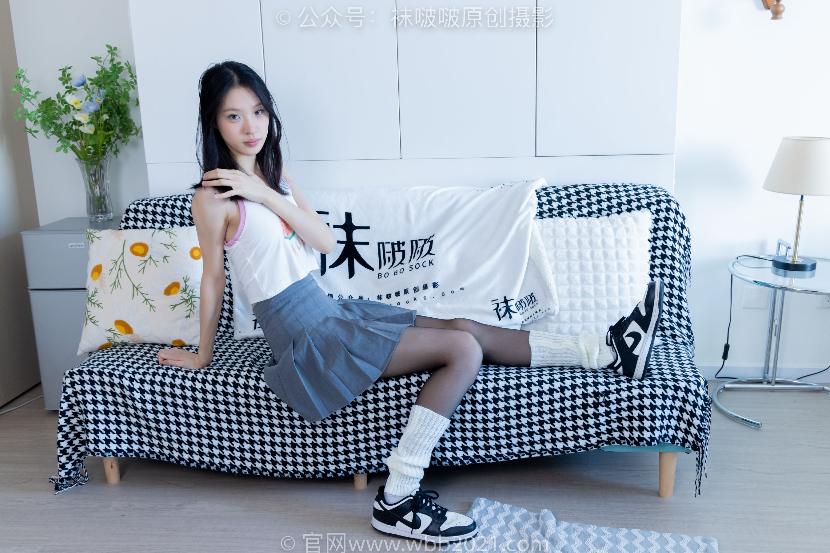 BoBoSocks袜啵啵 No.333 雪糕 -板鞋、白棉袜、黑丝、堆堆袜套
