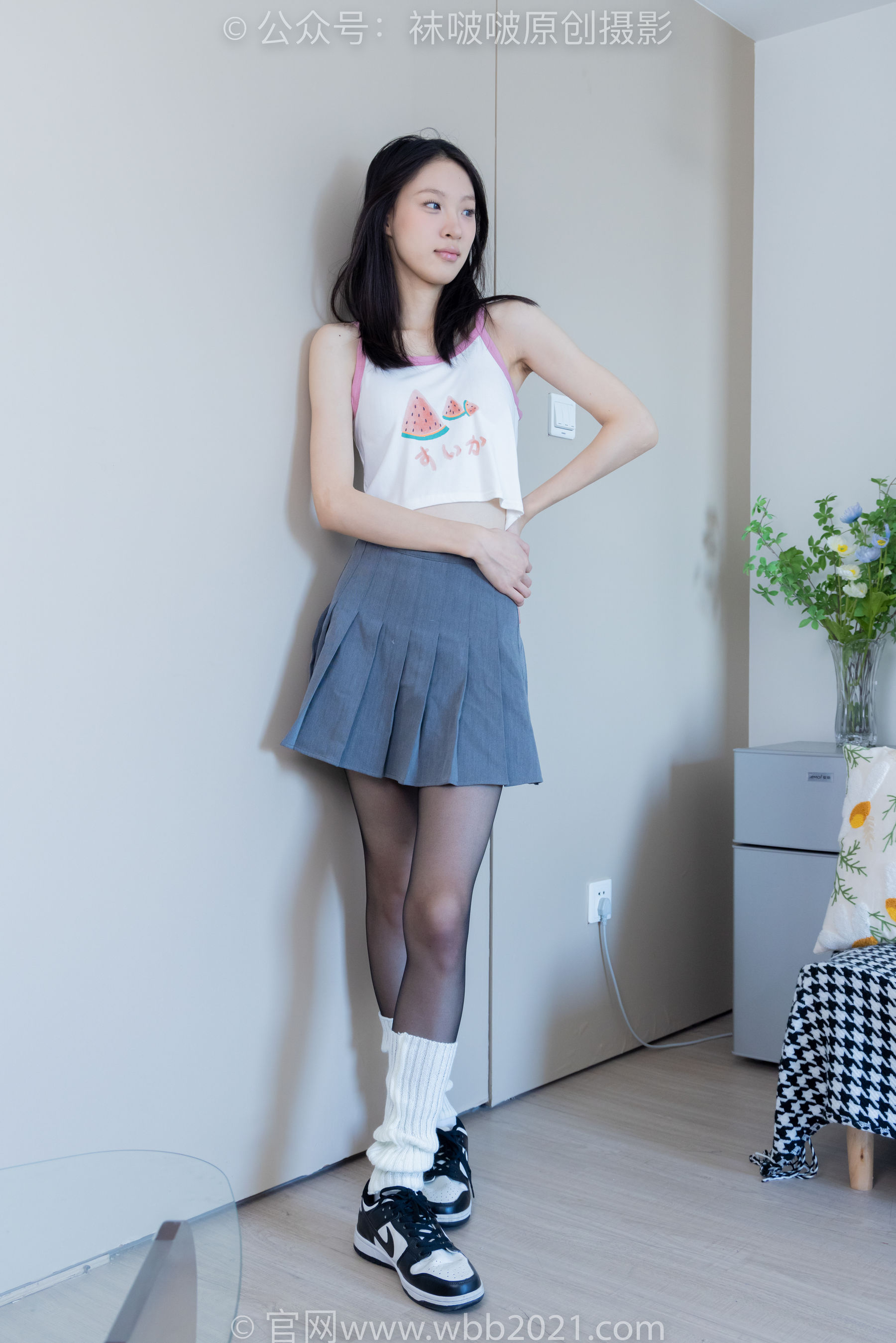BoBoSocks袜啵啵 No.333 雪糕 -板鞋、白棉袜、黑丝、堆堆袜套