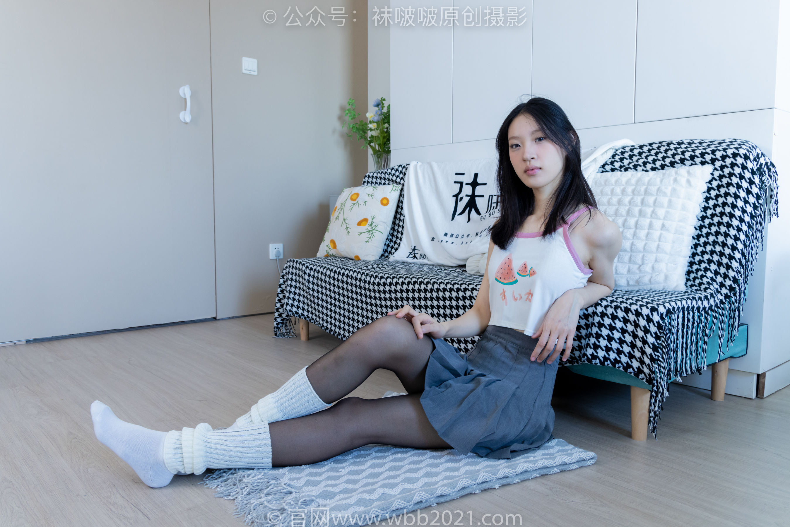 BoBoSocks袜啵啵 No.333 雪糕 -板鞋、白棉袜、黑丝、堆堆袜套