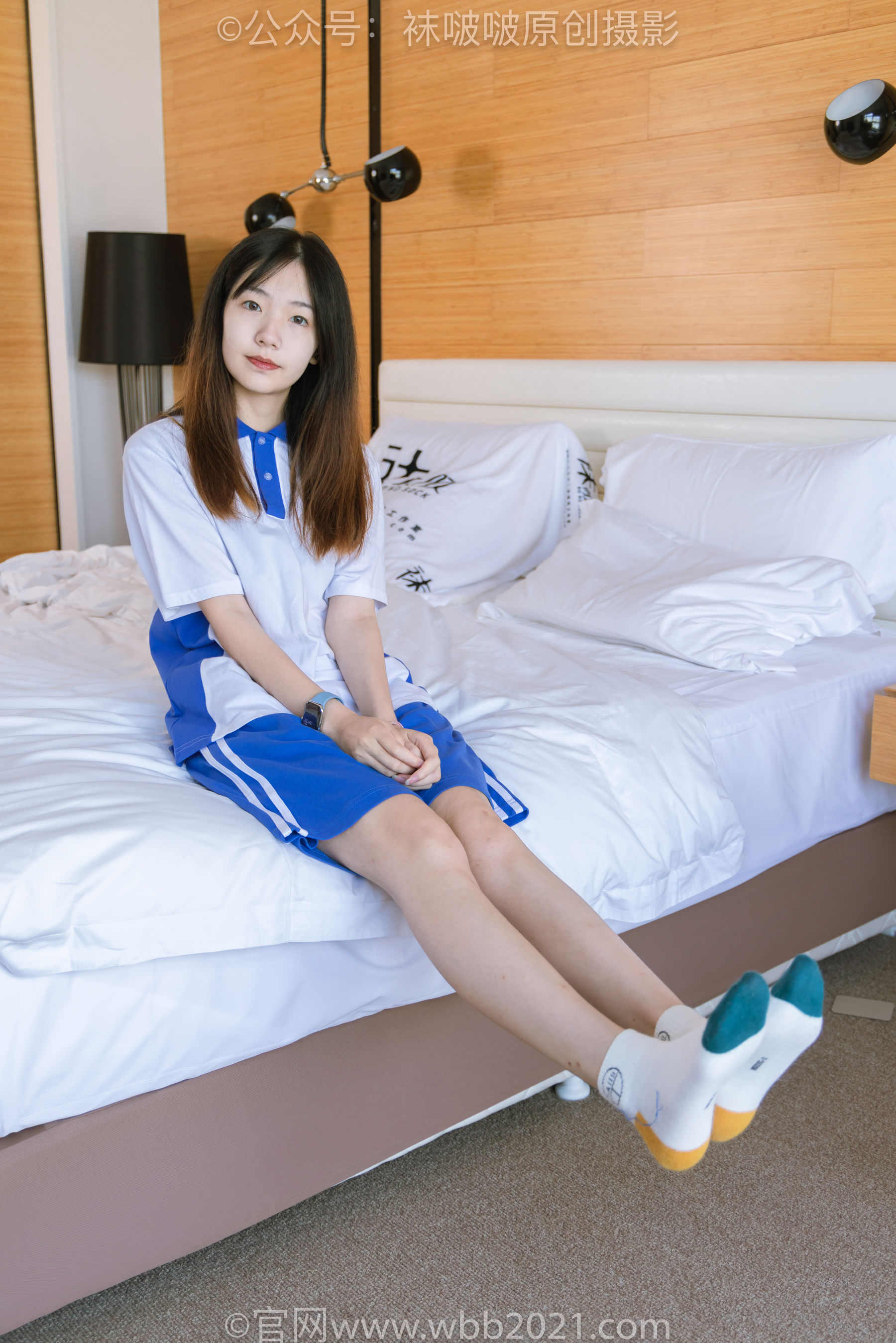 BoBoSocks袜啵啵 No.336 小甜豆 -校服、帆布鞋、白棉袜、裸足
