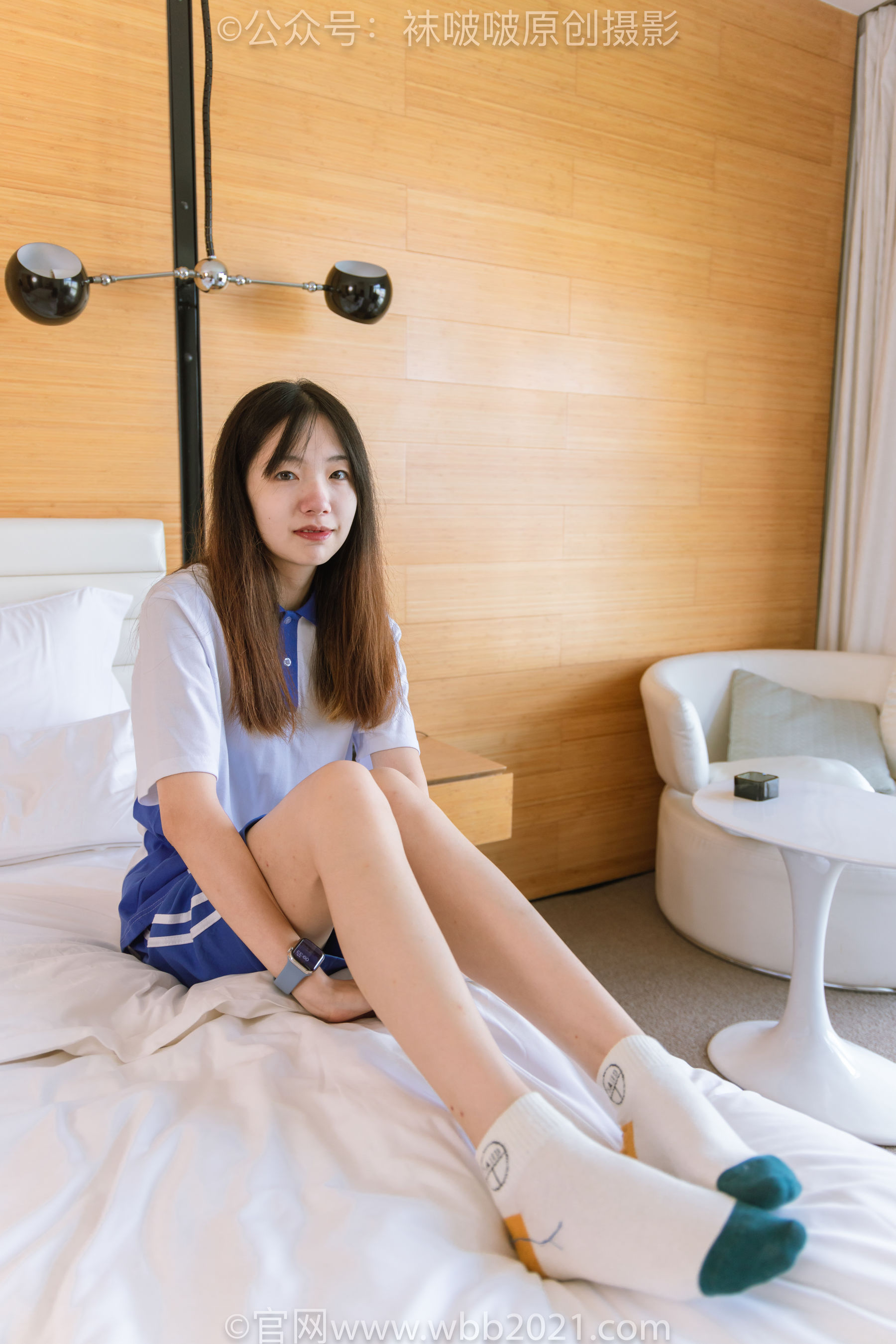 BoBoSocks袜啵啵 No.336 小甜豆 -校服、帆布鞋、白棉袜、裸足