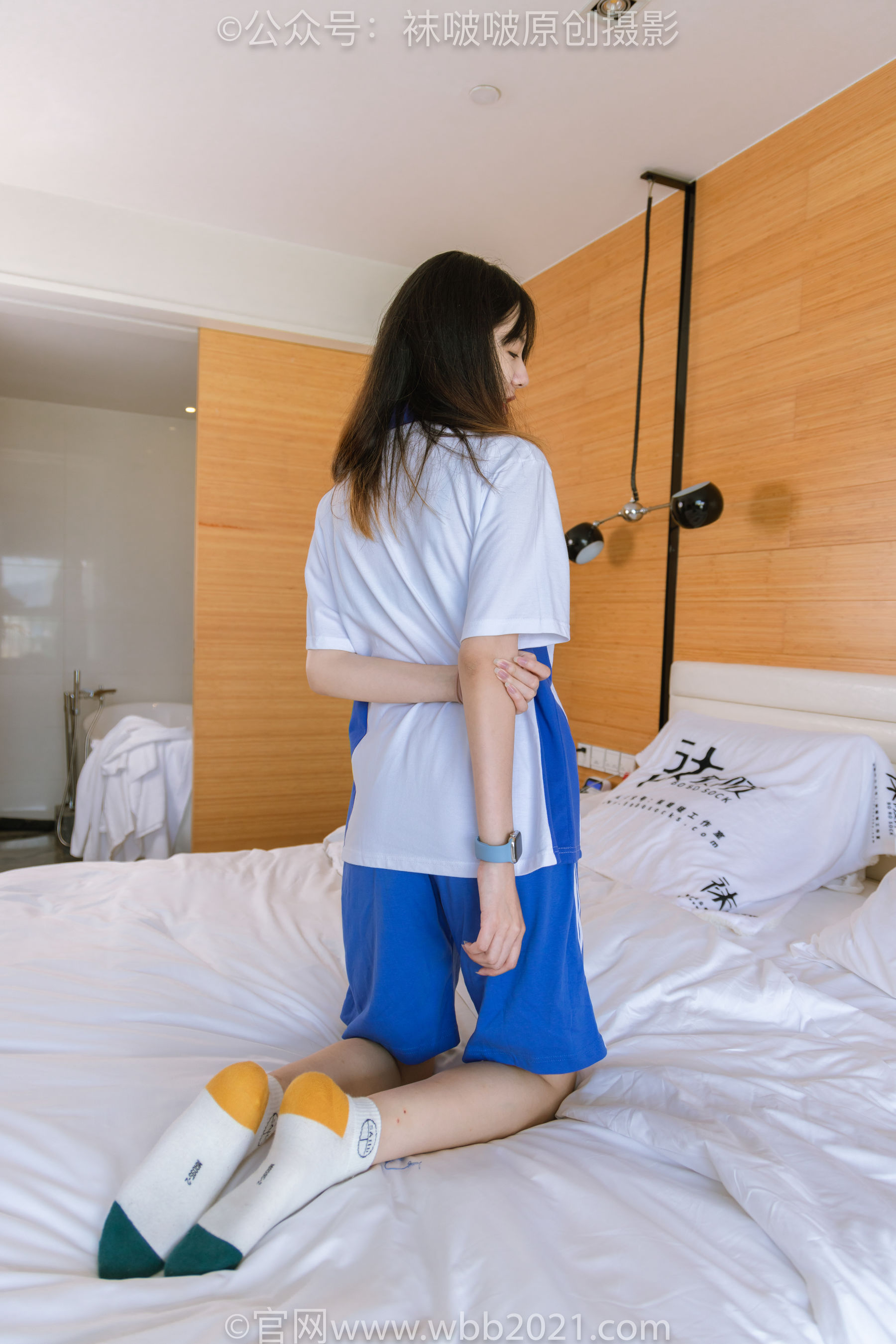BoBoSocks袜啵啵 No.336 小甜豆 -校服、帆布鞋、白棉袜、裸足