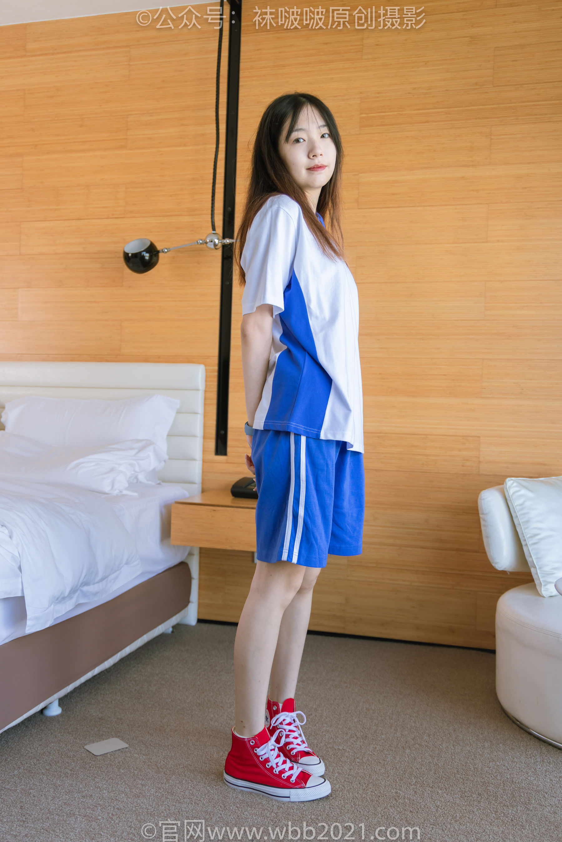BoBoSocks袜啵啵 No.336 小甜豆 -校服、帆布鞋、白棉袜、裸足