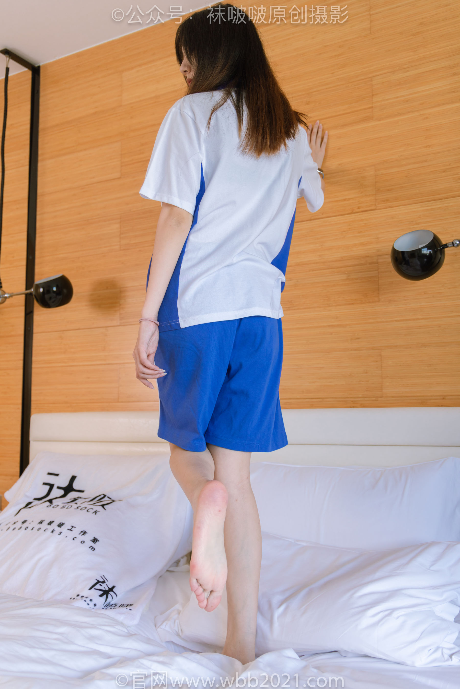 BoBoSocks袜啵啵 No.336 小甜豆 -校服、帆布鞋、白棉袜、裸足