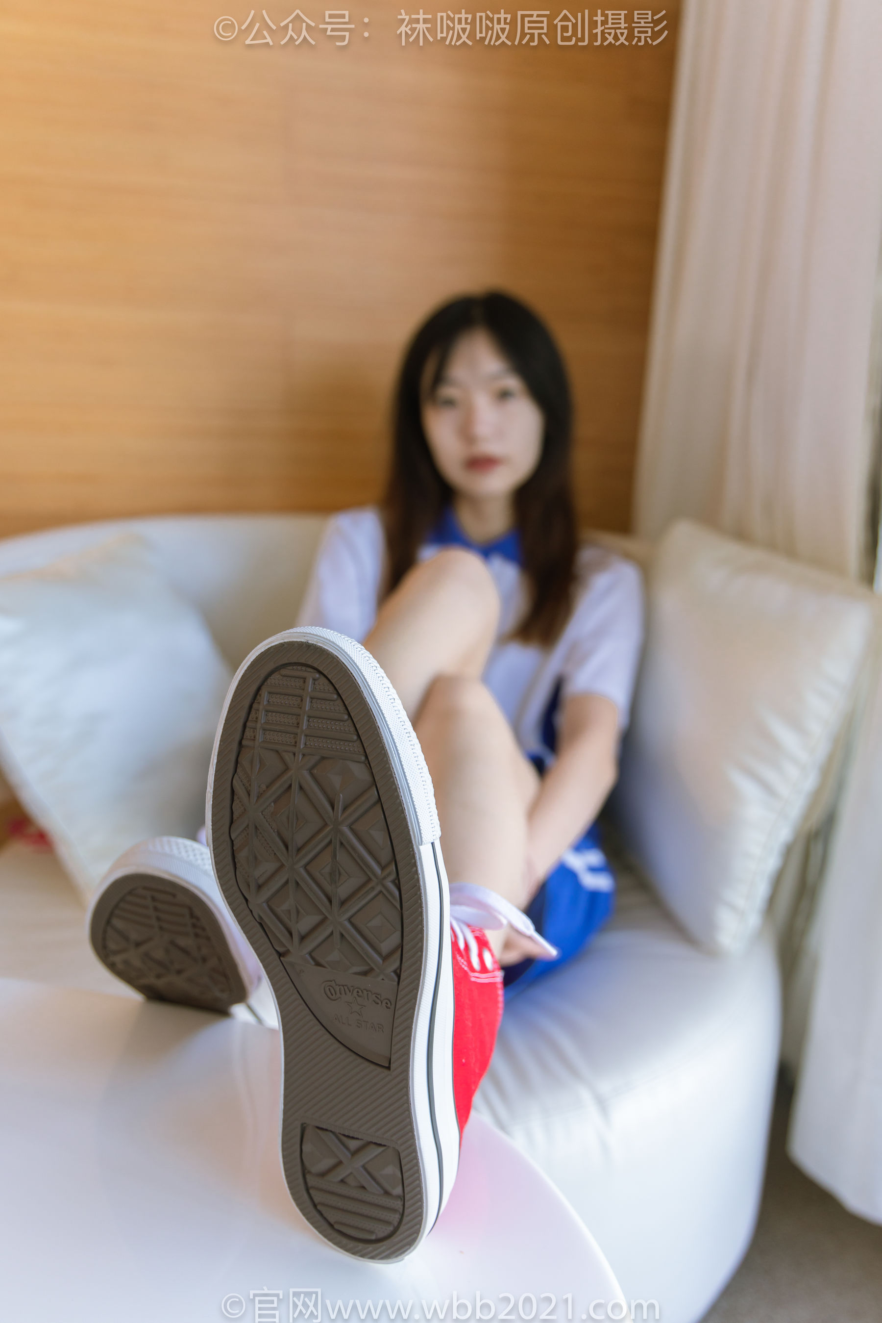 BoBoSocks袜啵啵 No.336 小甜豆 -校服、帆布鞋、白棉袜、裸足