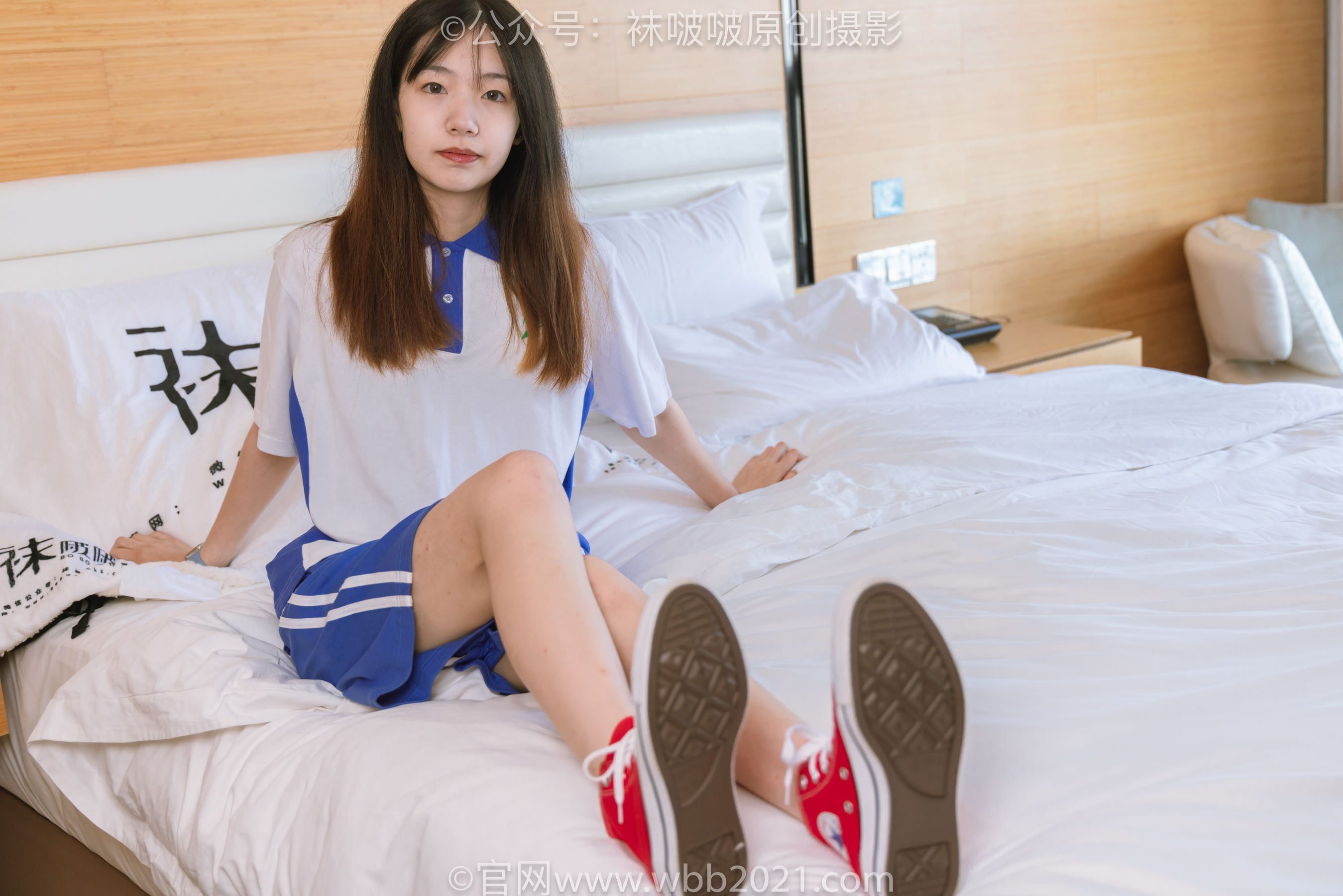 BoBoSocks袜啵啵 No.336 小甜豆 -校服、帆布鞋、白棉袜、裸足
