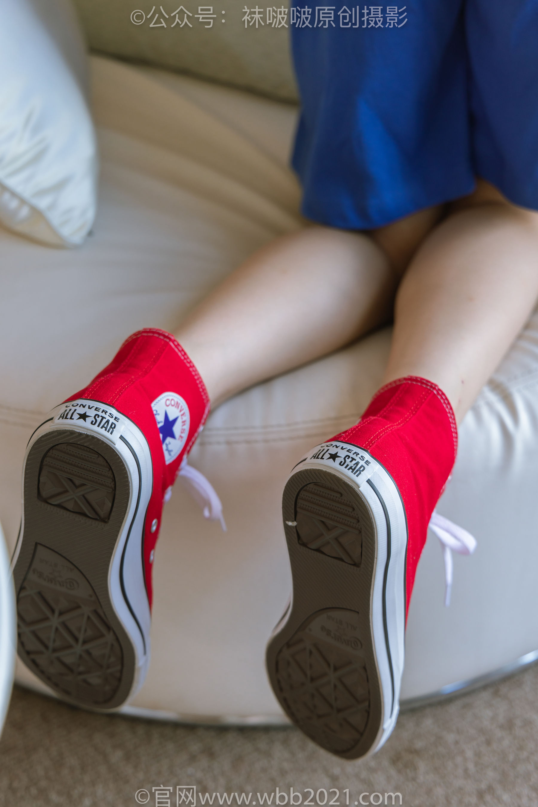 BoBoSocks袜啵啵 No.336 小甜豆 -校服、帆布鞋、白棉袜、裸足
