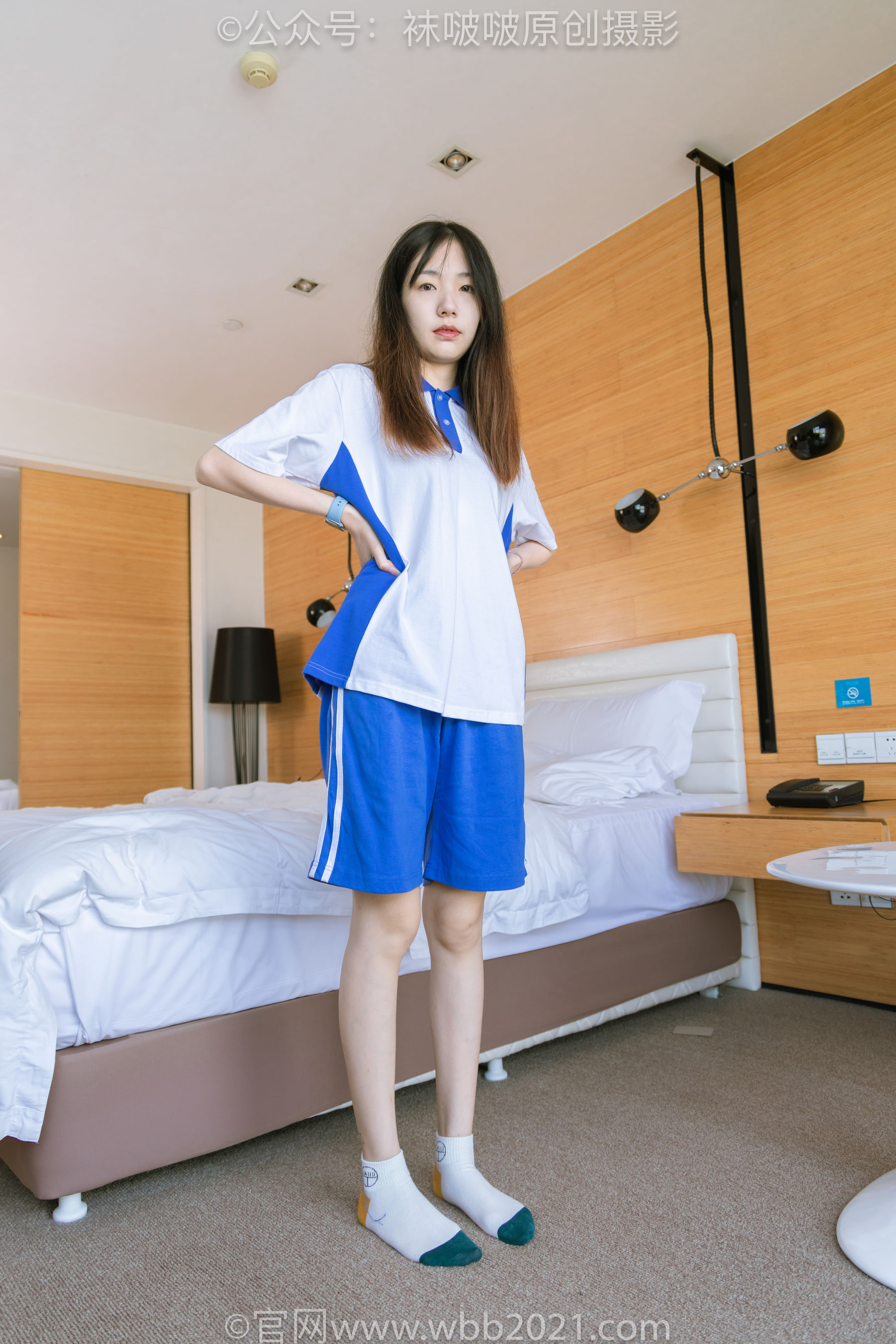 BoBoSocks袜啵啵 No.336 小甜豆 -校服、帆布鞋、白棉袜、裸足