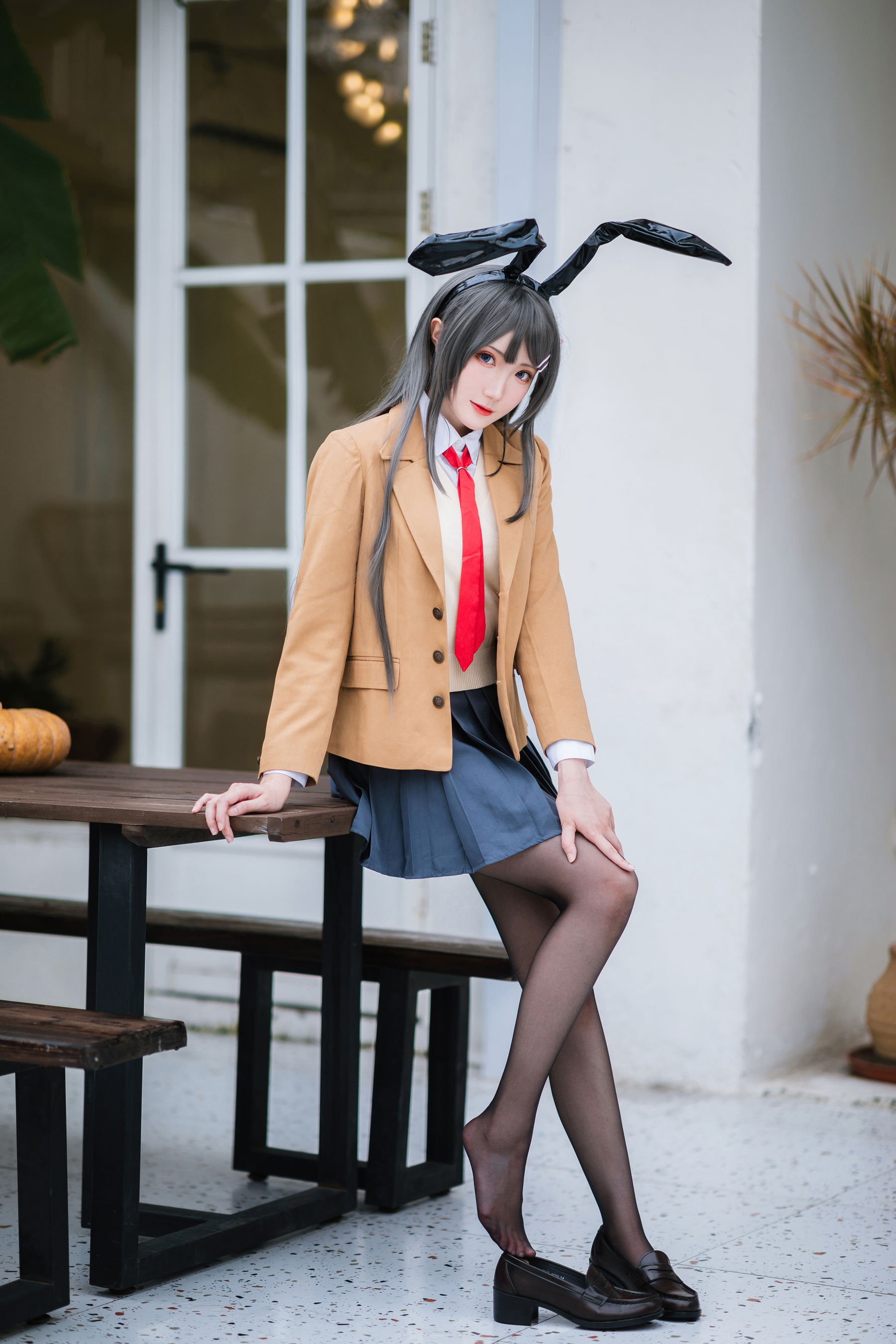 Coser 瓜希酱 福利 - 樱岛麻衣 校服