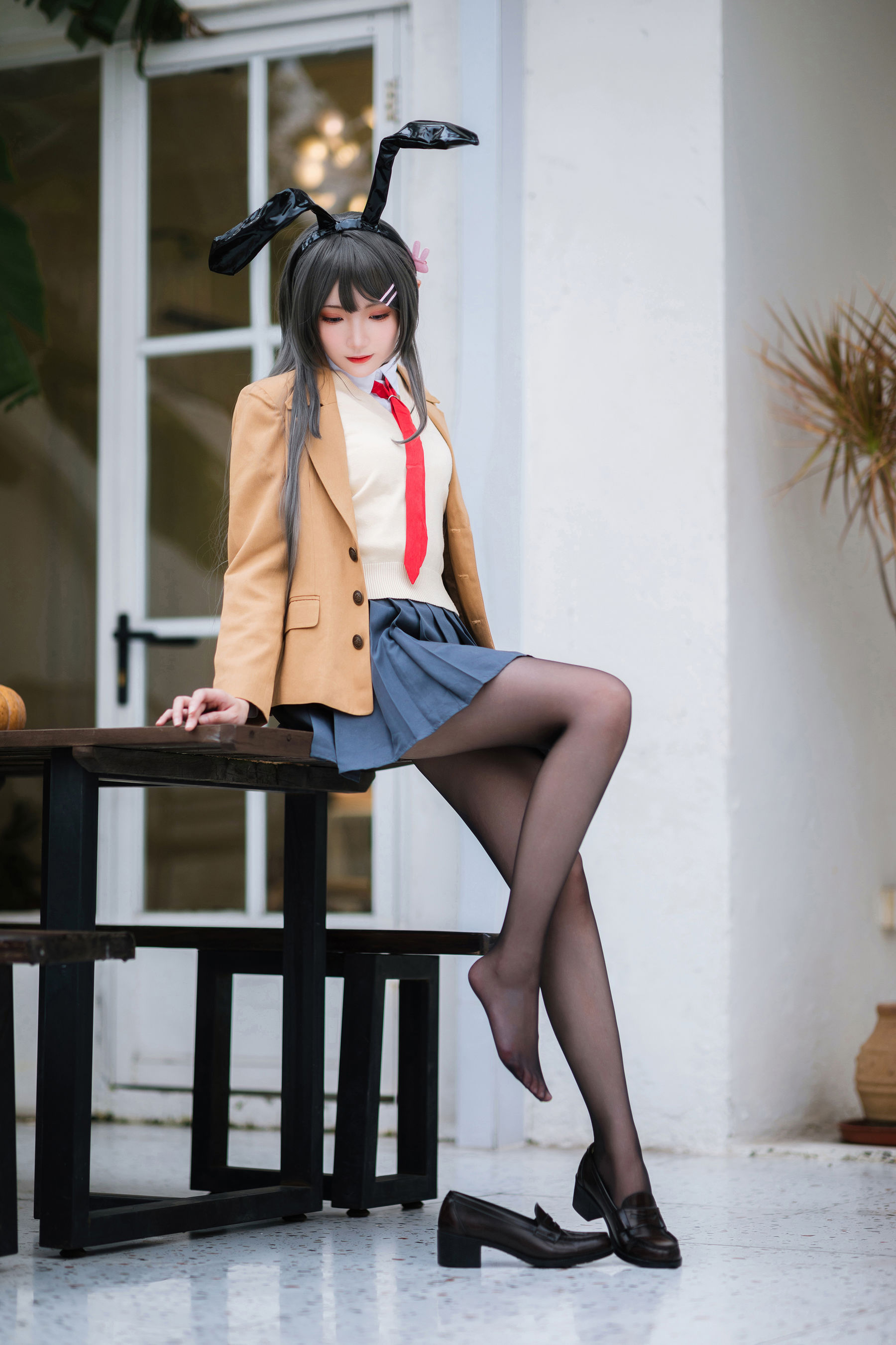 Coser 瓜希酱 福利 - 樱岛麻衣 校服