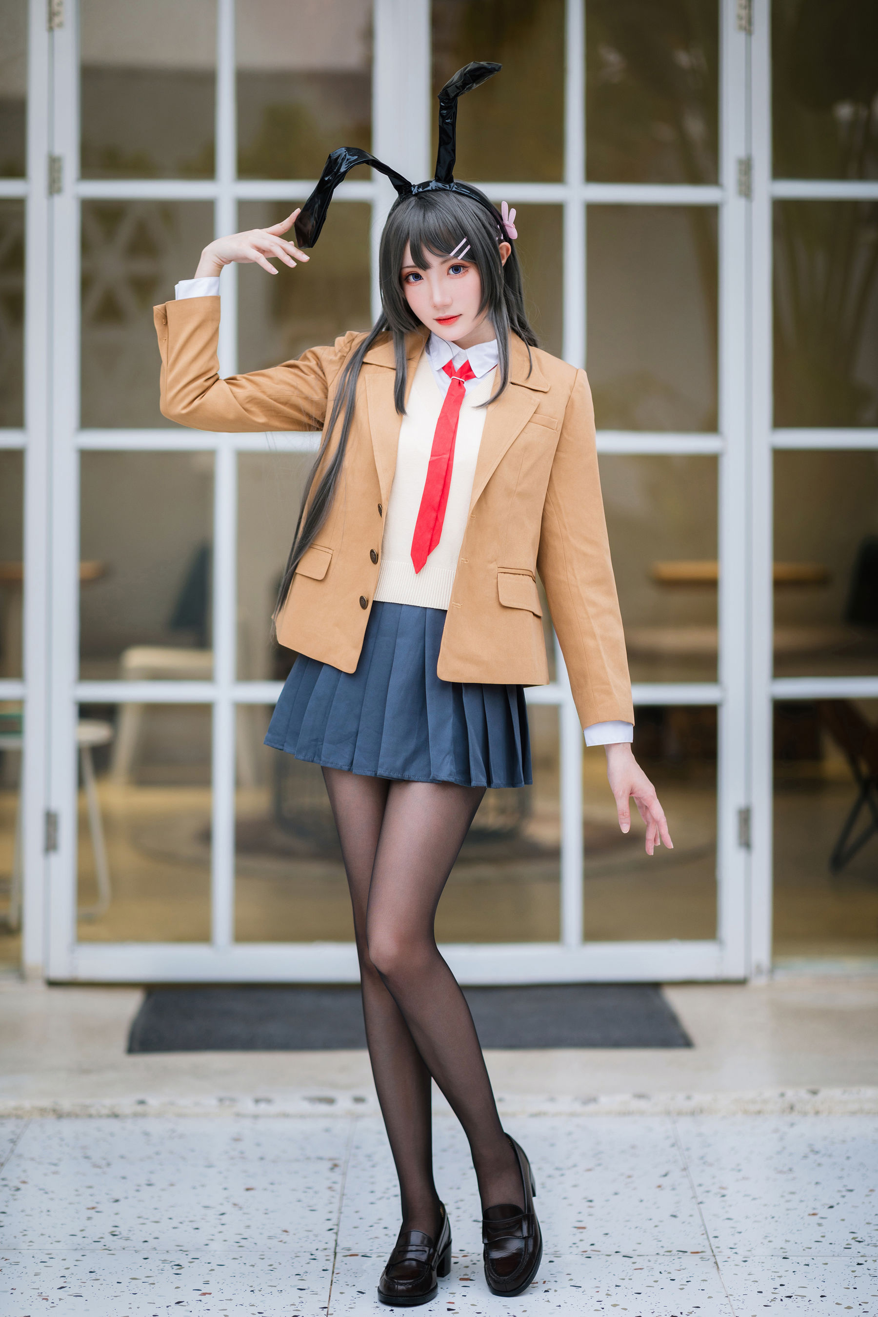 Coser 瓜希酱 福利 - 樱岛麻衣 校服