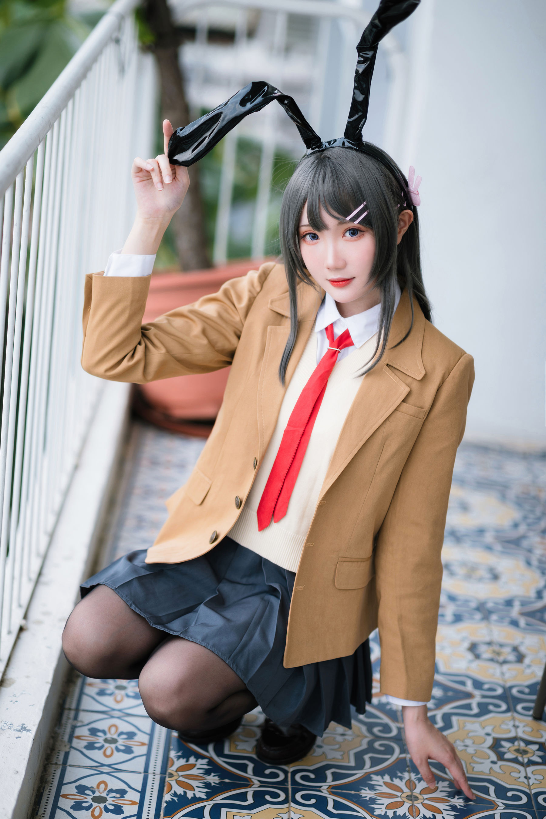 Coser 瓜希酱 福利 - 樱岛麻衣 校服