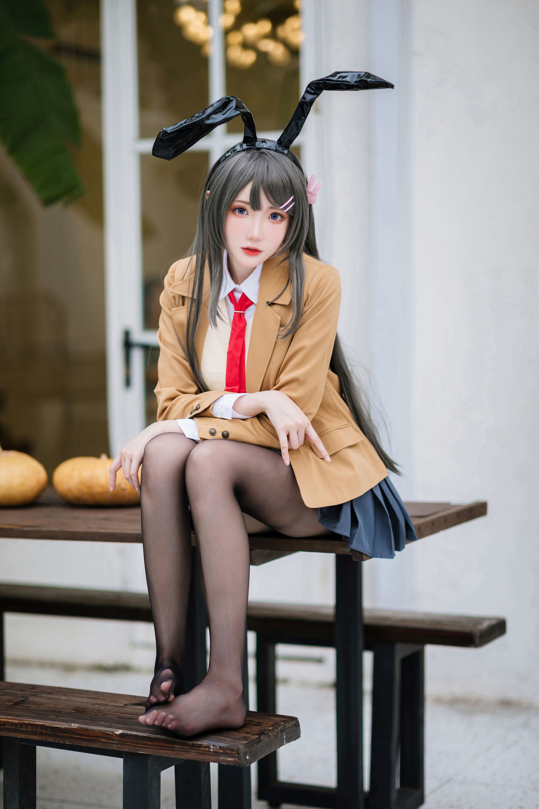 Coser 瓜希酱 福利 - 樱岛麻衣 校服