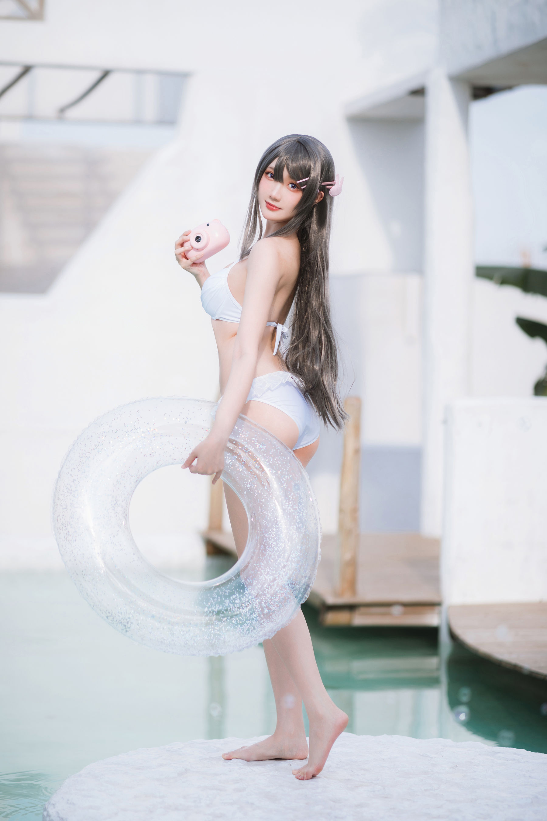 Coser 瓜希酱 福利 - 樱岛麻衣 泳装