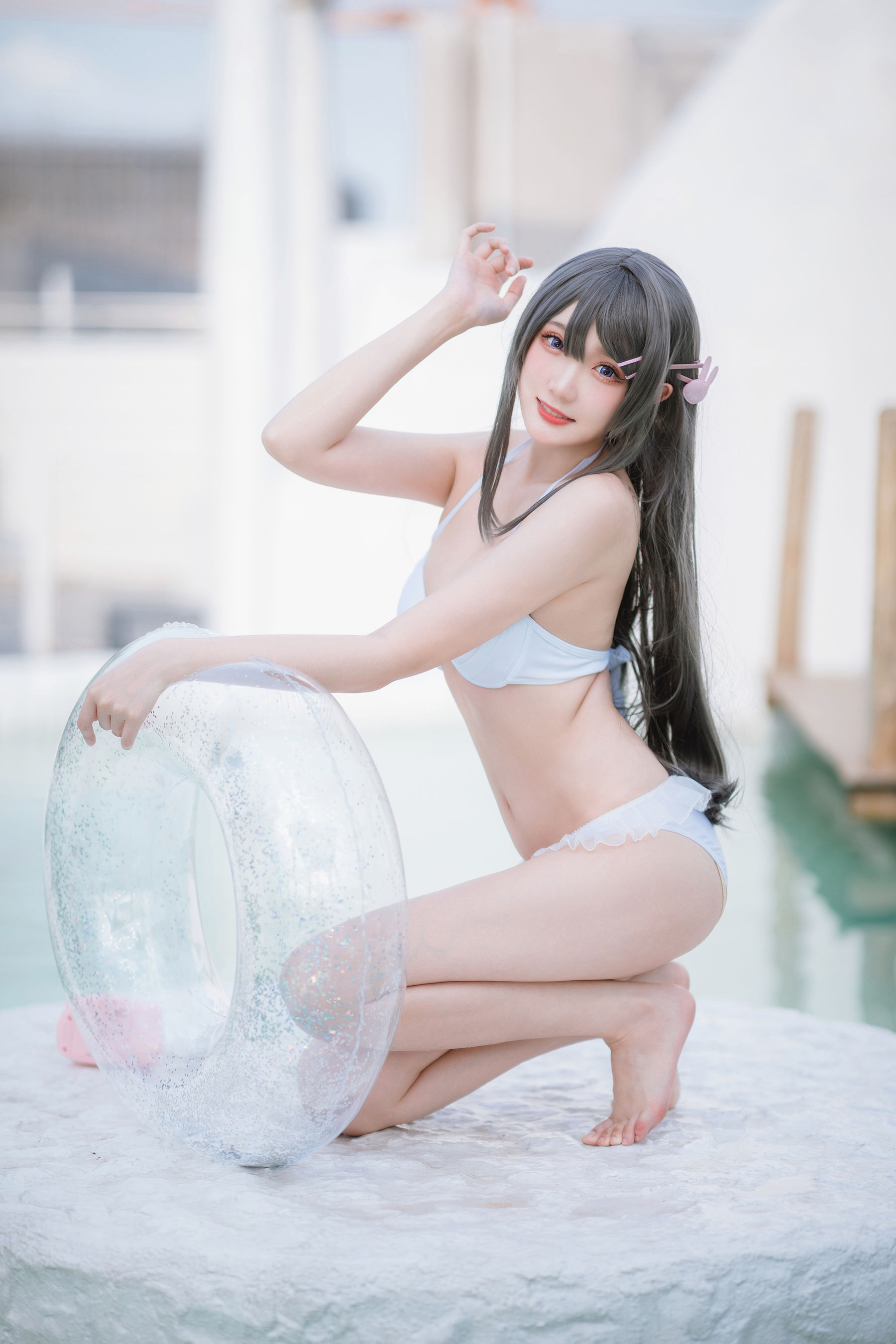 Coser 瓜希酱 福利 - 樱岛麻衣 泳装