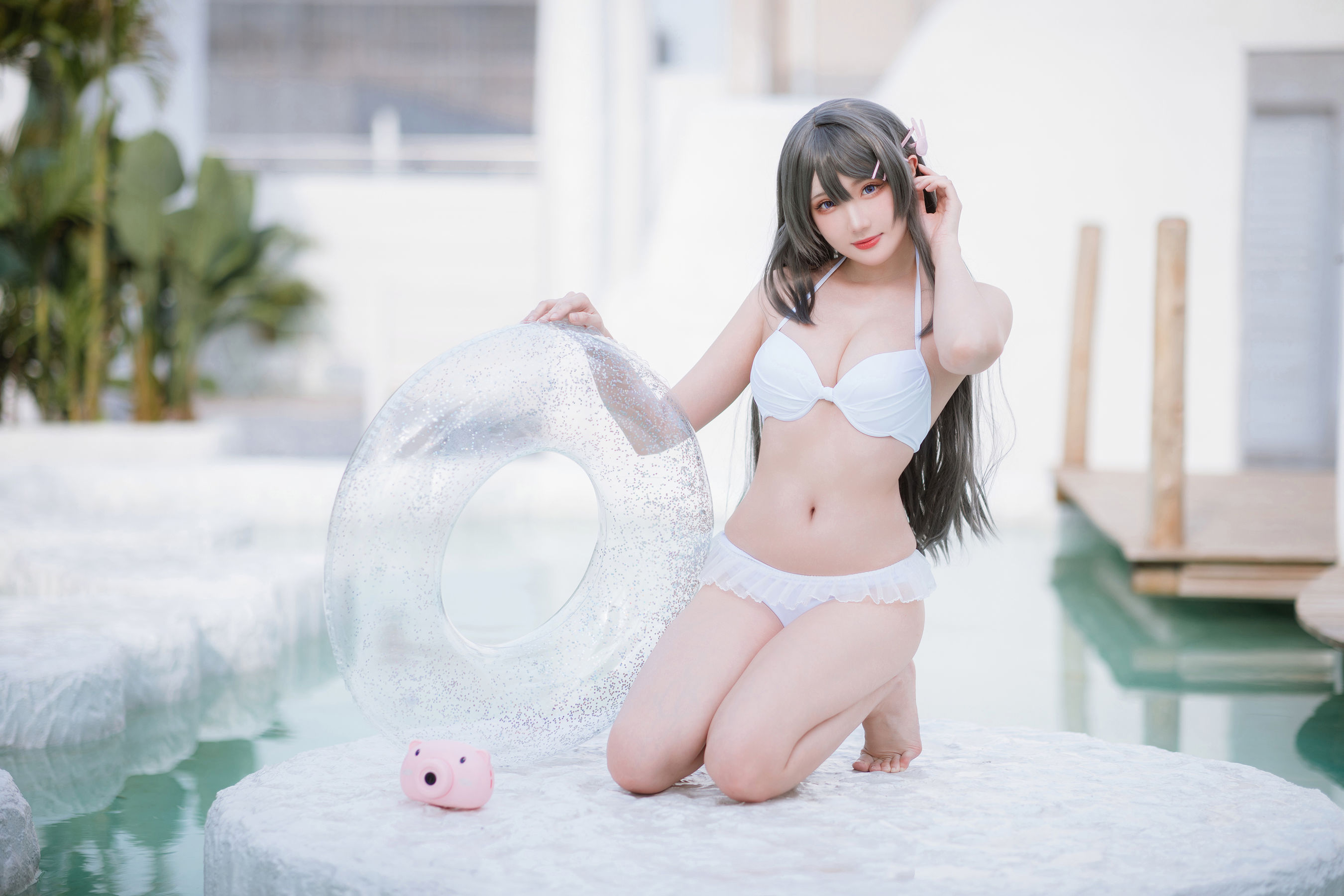 Coser 瓜希酱 福利 - 樱岛麻衣 泳装