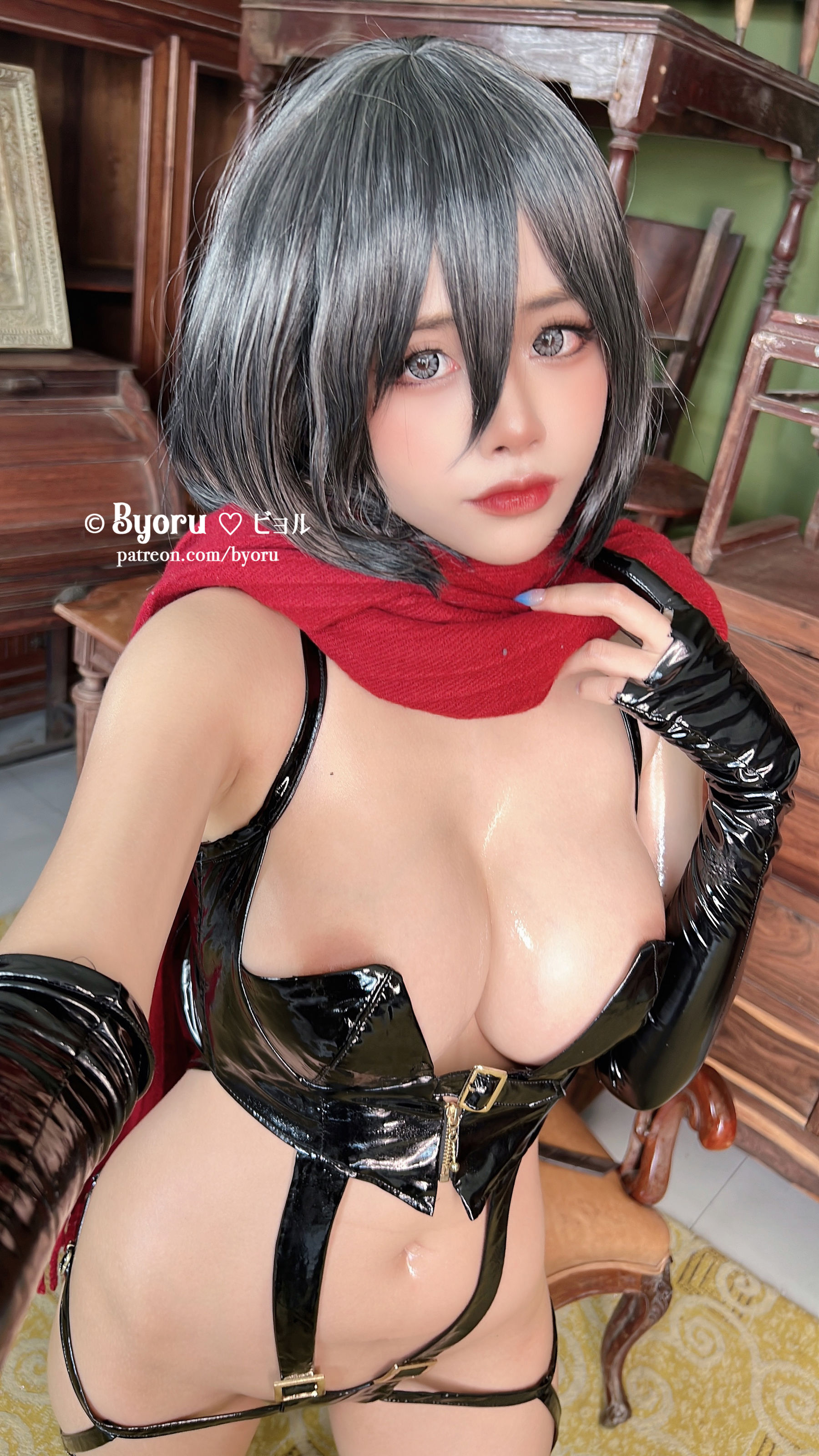 日本性感萝莉 Byoru - Mikasa Ackerman (Attack on Titan)