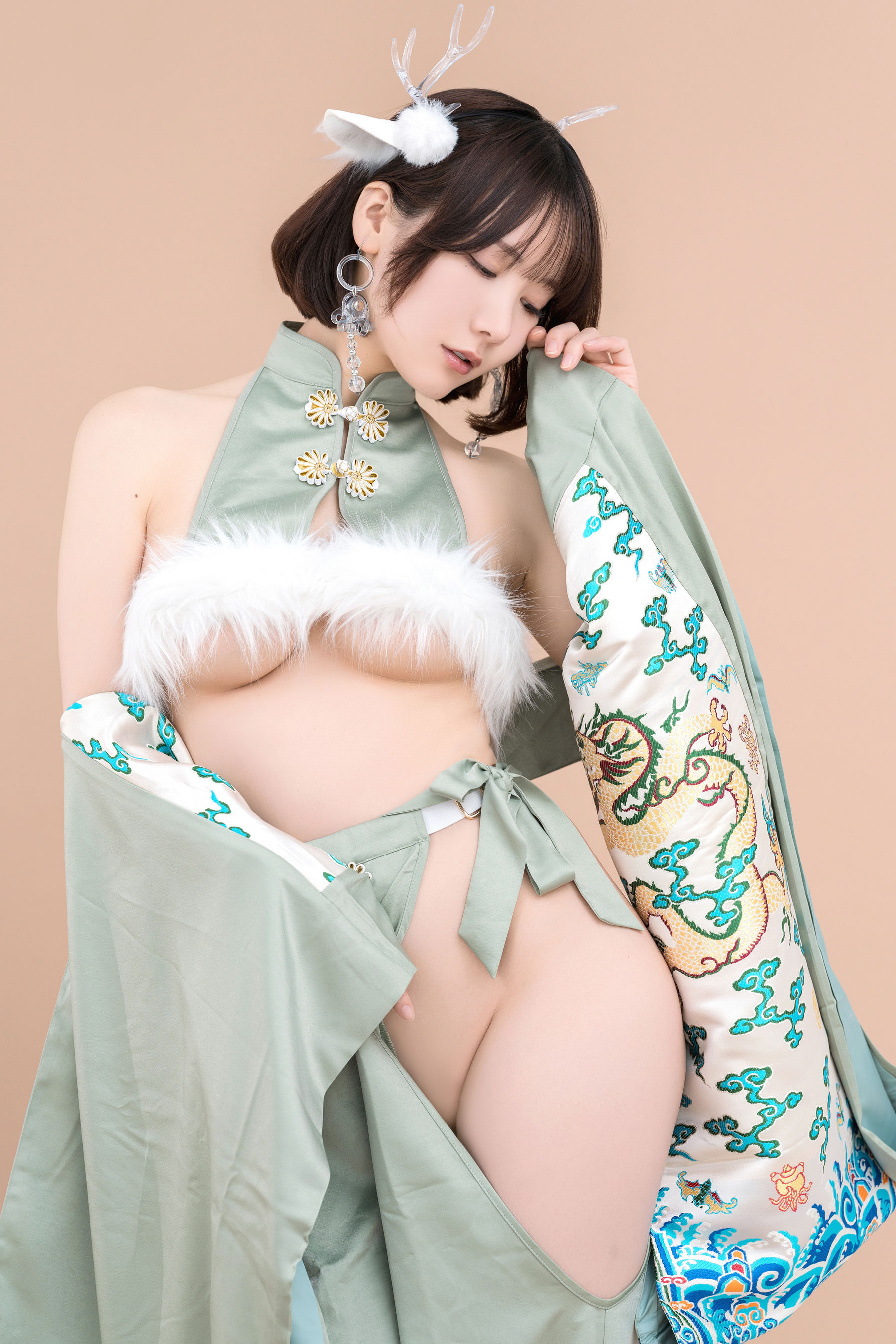 日本甜美COSER けんけん [fantia] 2024.01 写真 辰年