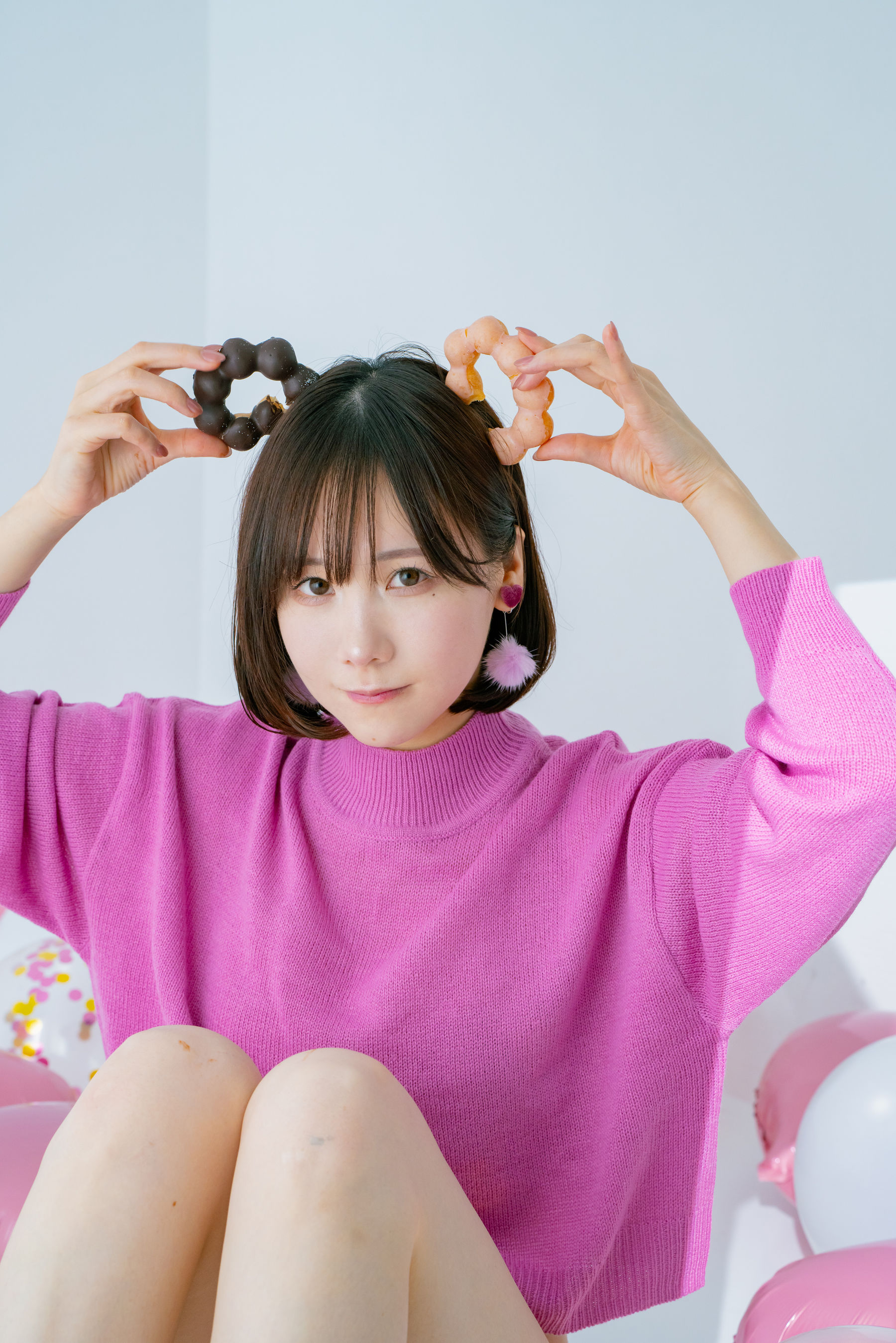 日本甜美COSER けんけん [fantia] 2024.02 写真 バレンタイン 撮影PINK