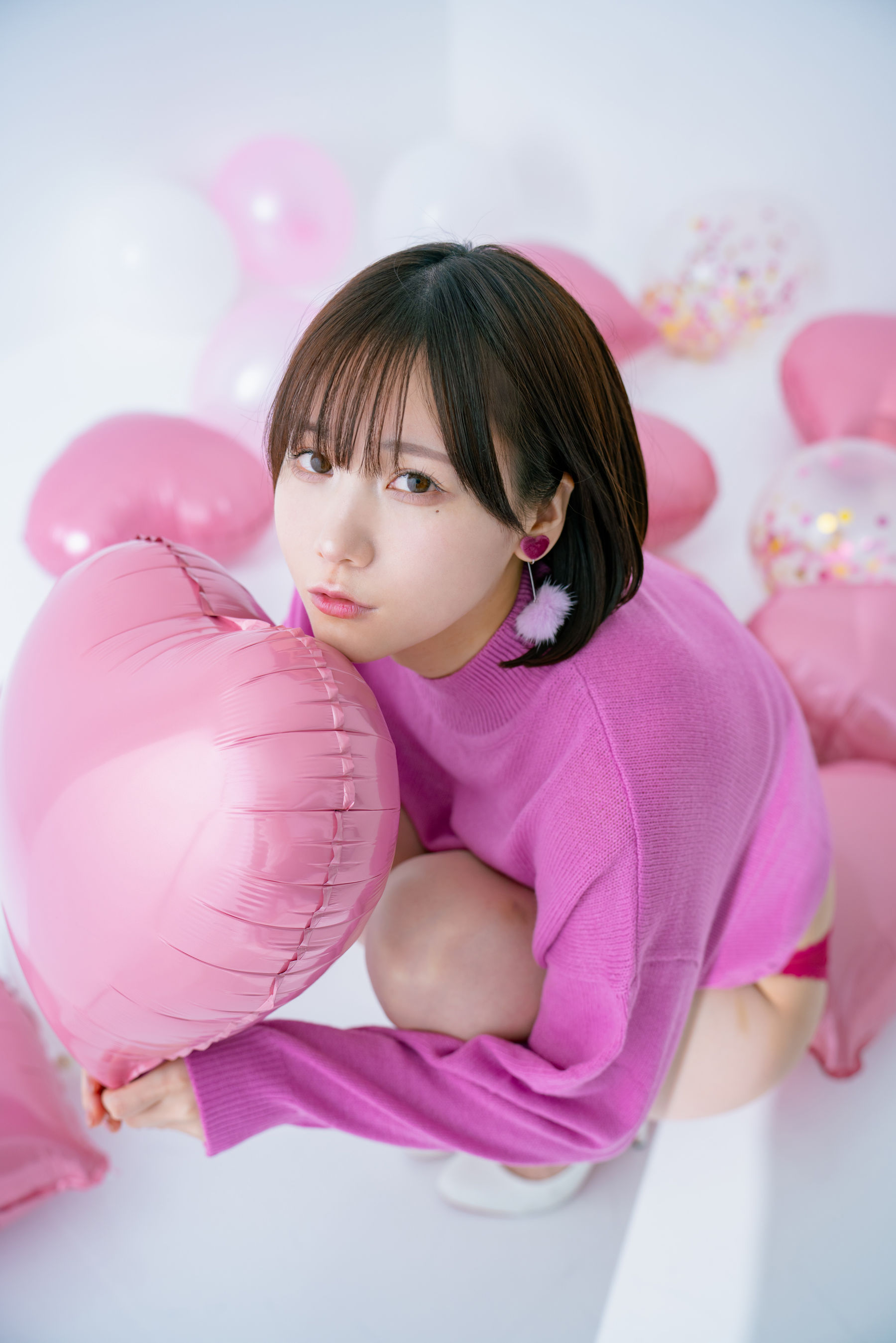 日本甜美COSER けんけん [fantia] 2024.02 写真 バレンタイン 撮影PINK