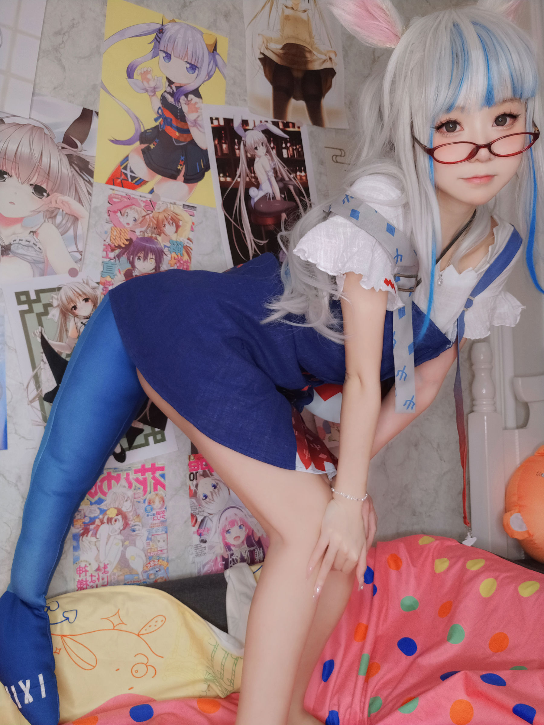 萌妹子Coser 摇摇乐 yoyo fantia GawrGura