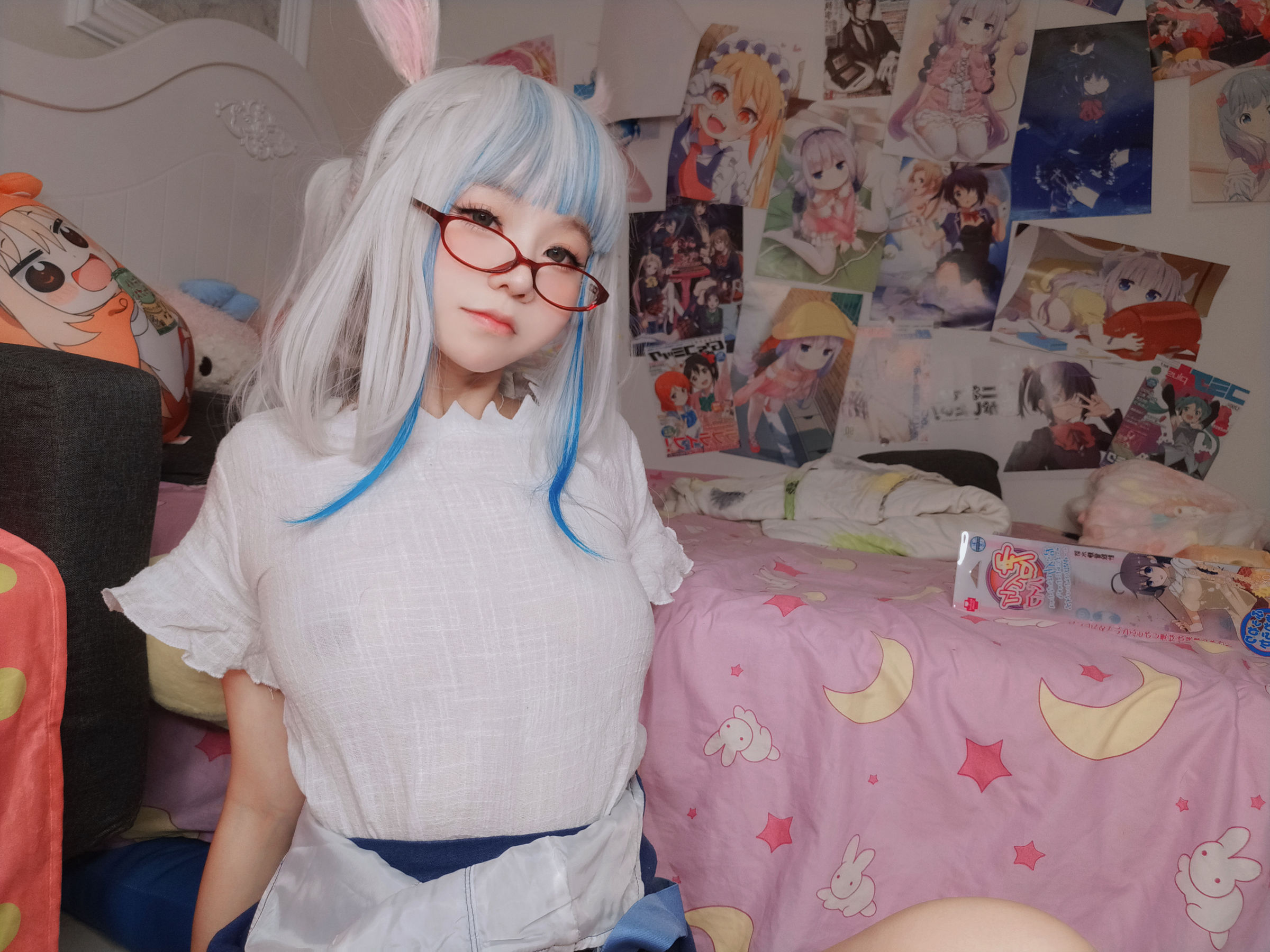 萌妹子Coser 摇摇乐 yoyo fantia GawrGura