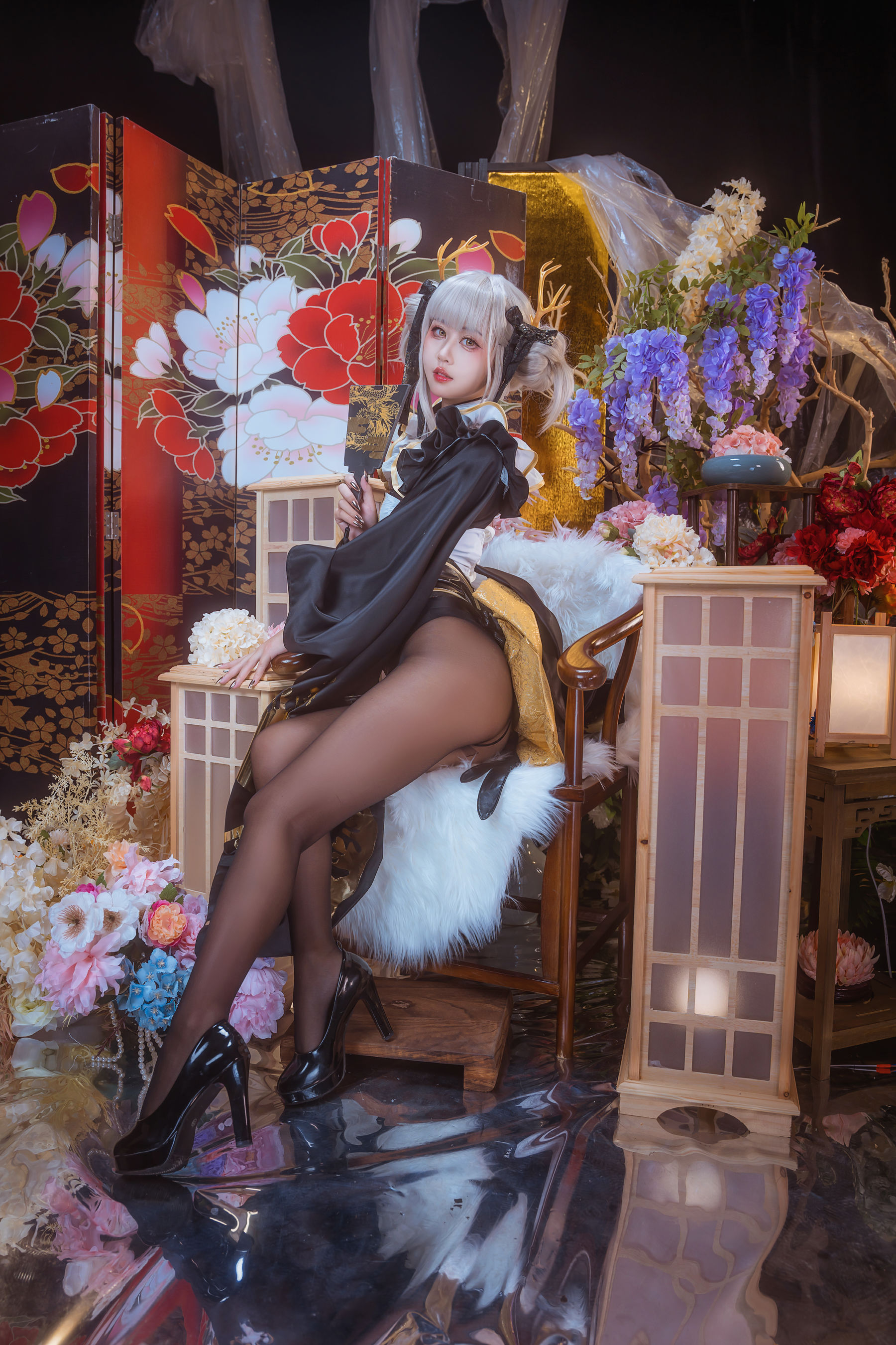 阳光美少女 萌芽儿o0 - 白兔和服