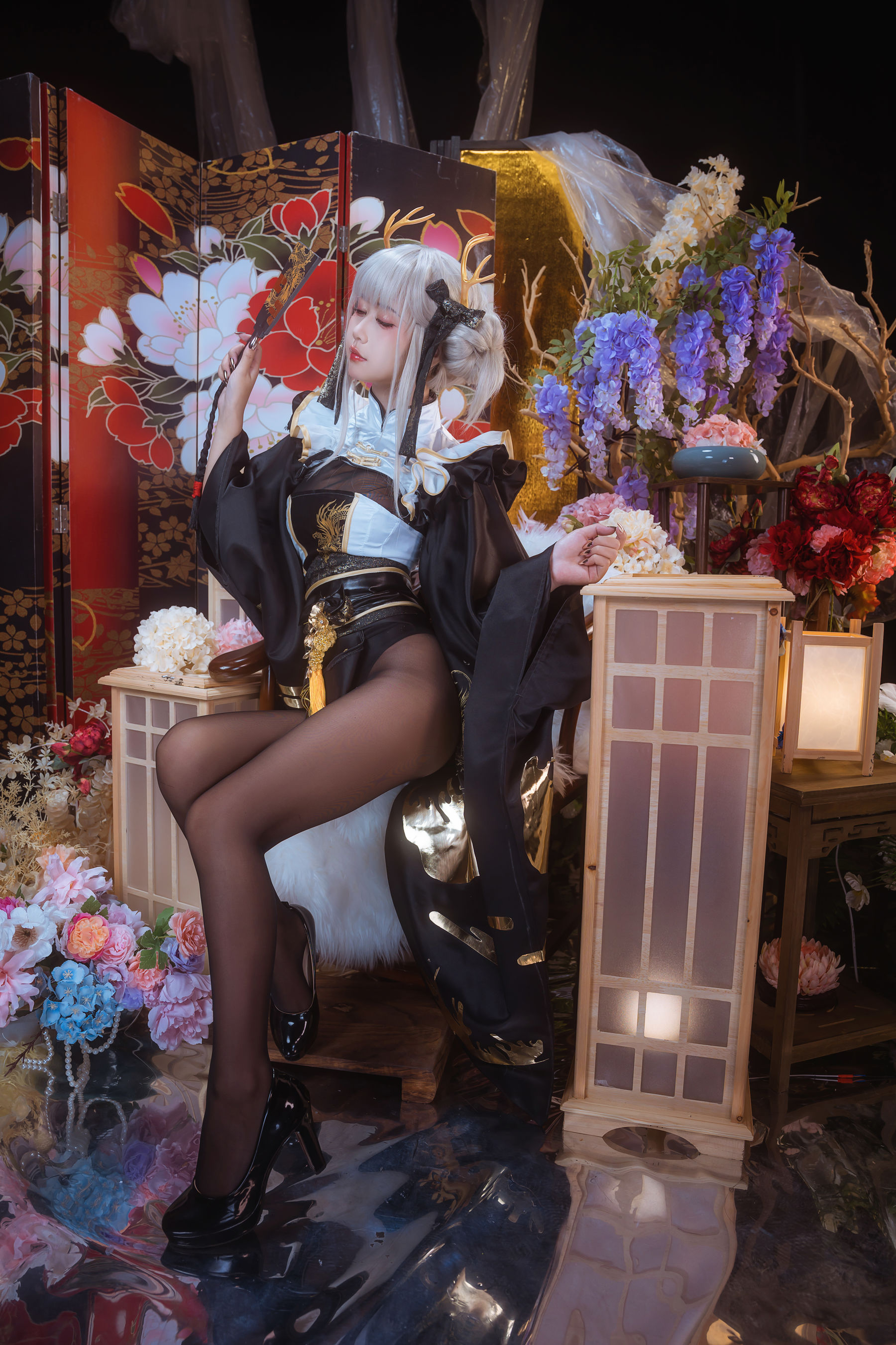 阳光美少女 萌芽儿o0 - 白兔和服