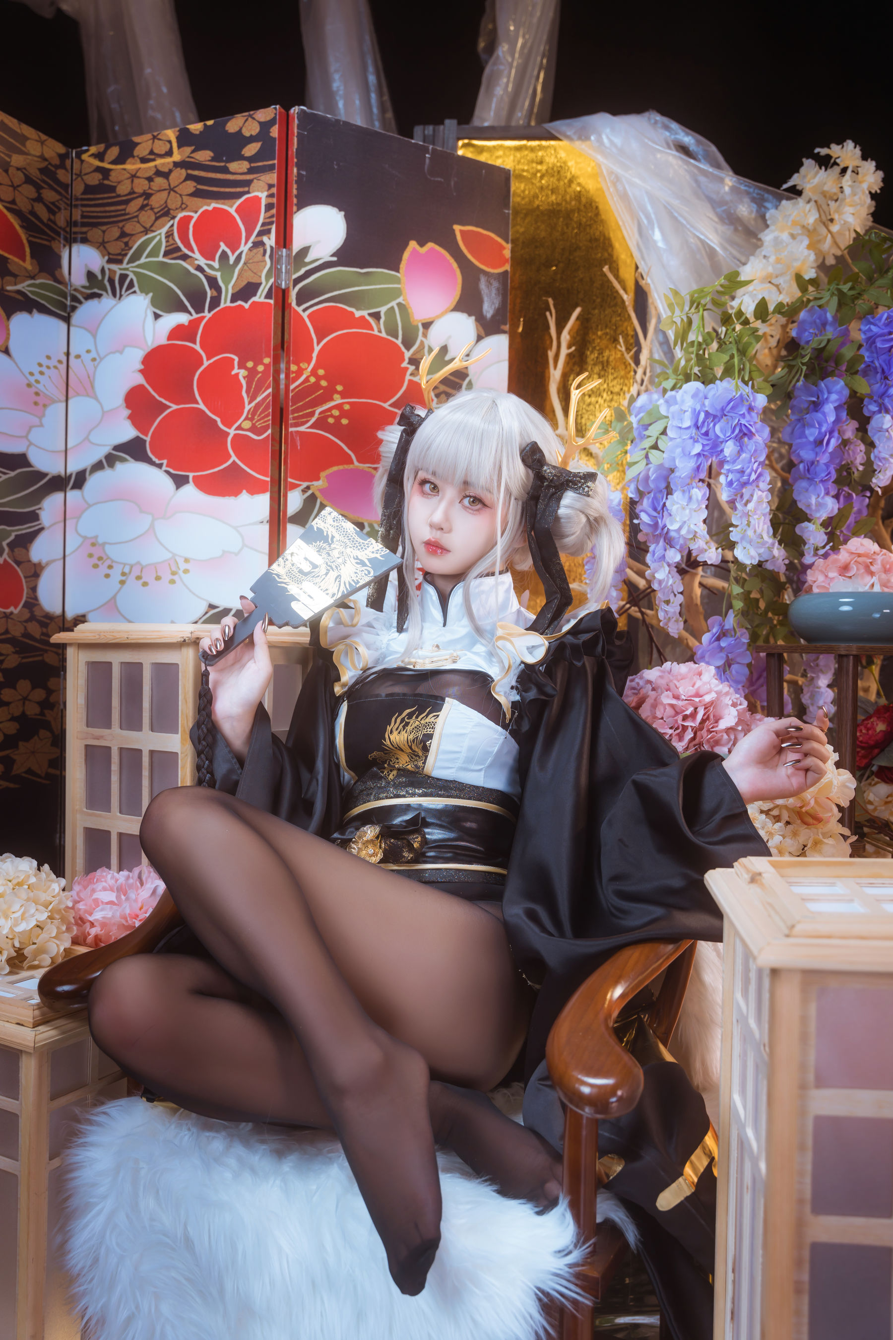 阳光美少女 萌芽儿o0 - 白兔和服