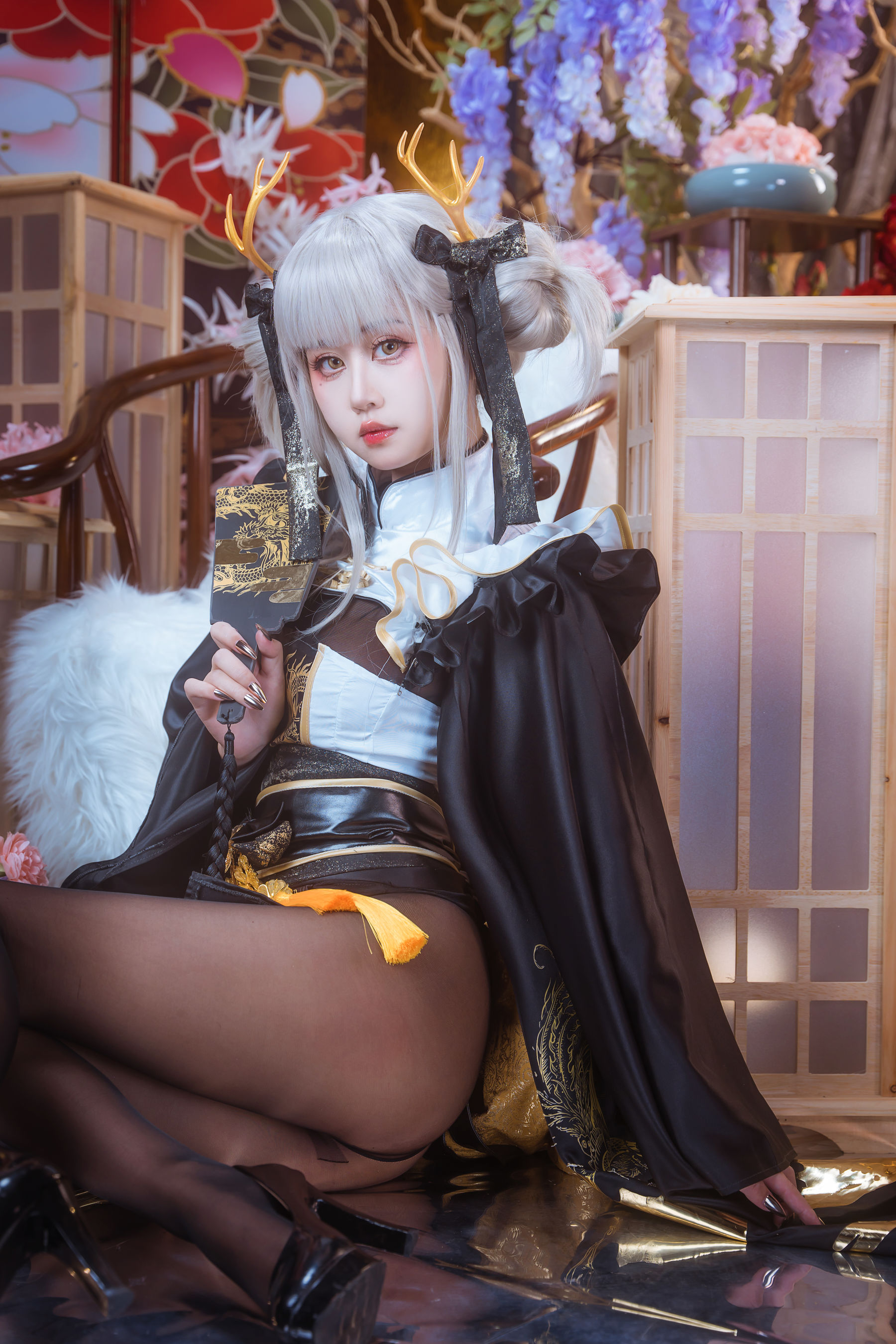 阳光美少女 萌芽儿o0 - 白兔和服