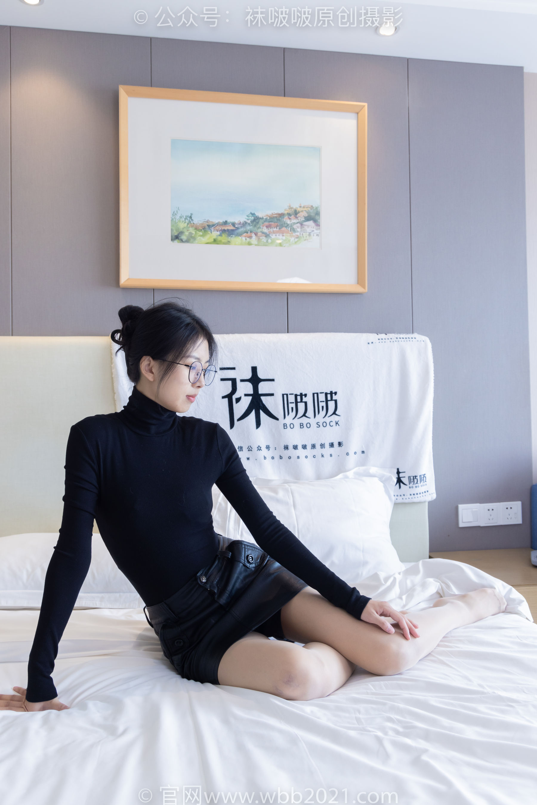 BoBoSocks袜啵啵 No.342 奶油 -平底鞋、肉丝、老头乐挠脚心剧情