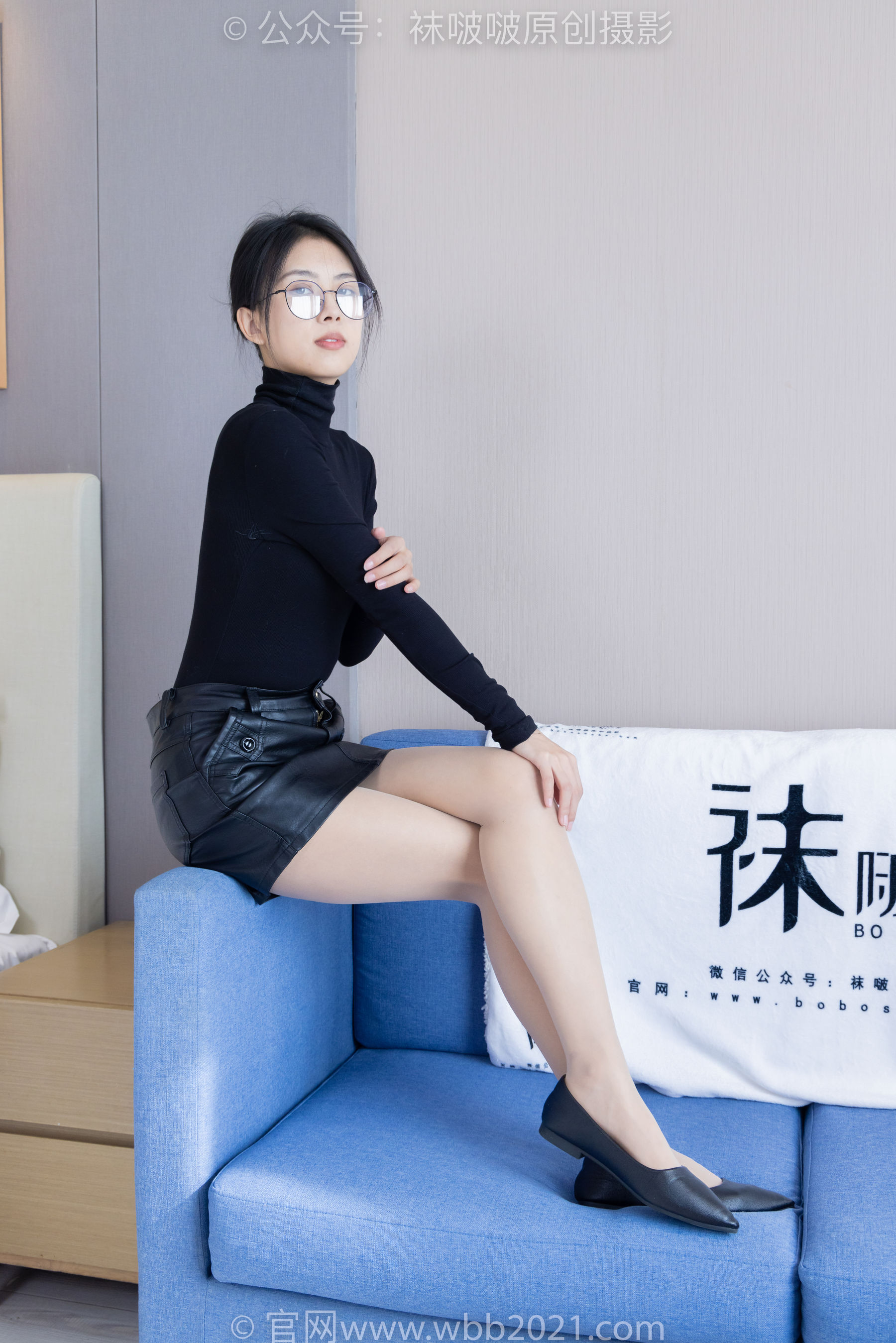 BoBoSocks袜啵啵 No.342 奶油 -平底鞋、肉丝、老头乐挠脚心剧情