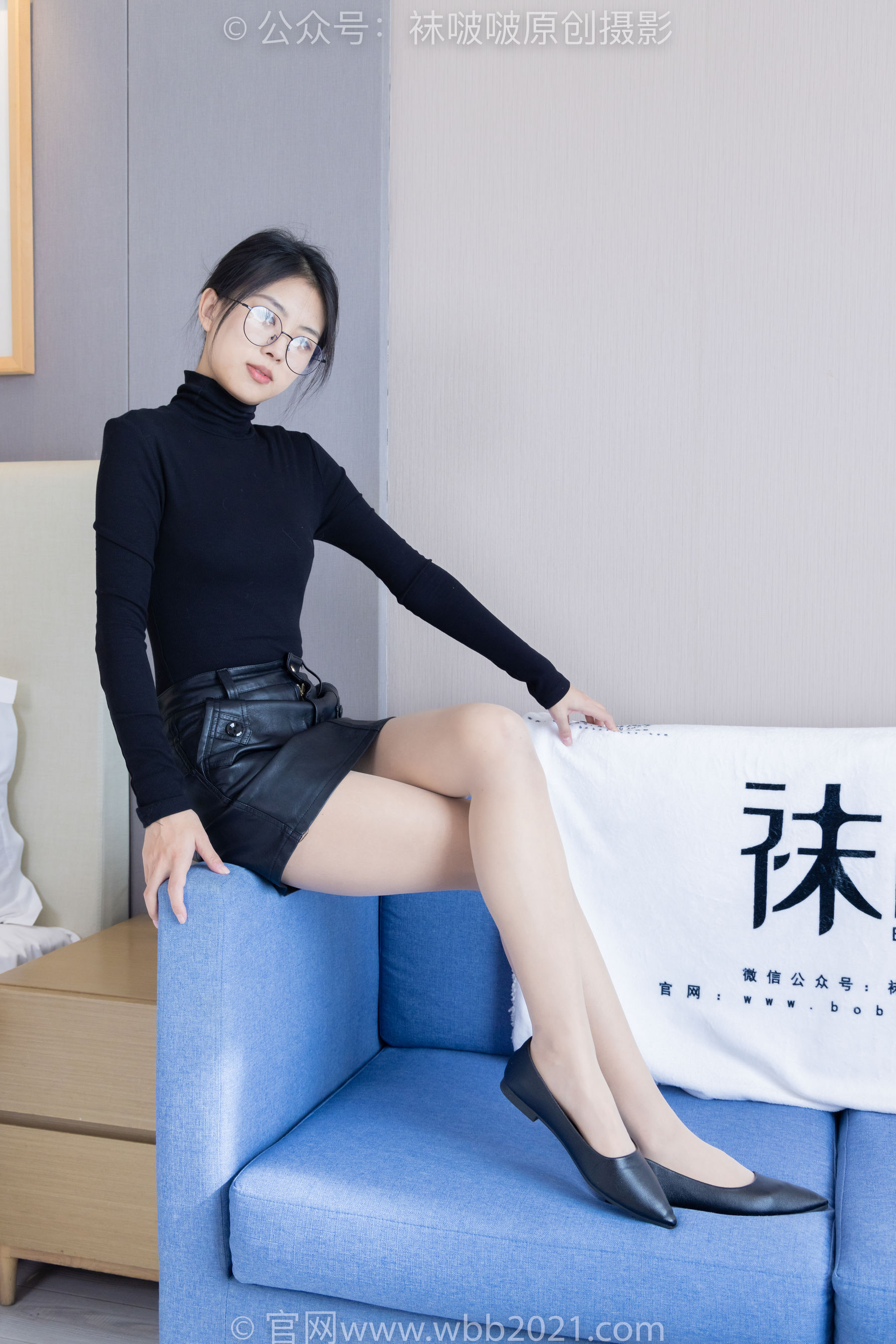 BoBoSocks袜啵啵 No.342 奶油 -平底鞋、肉丝、老头乐挠脚心剧情