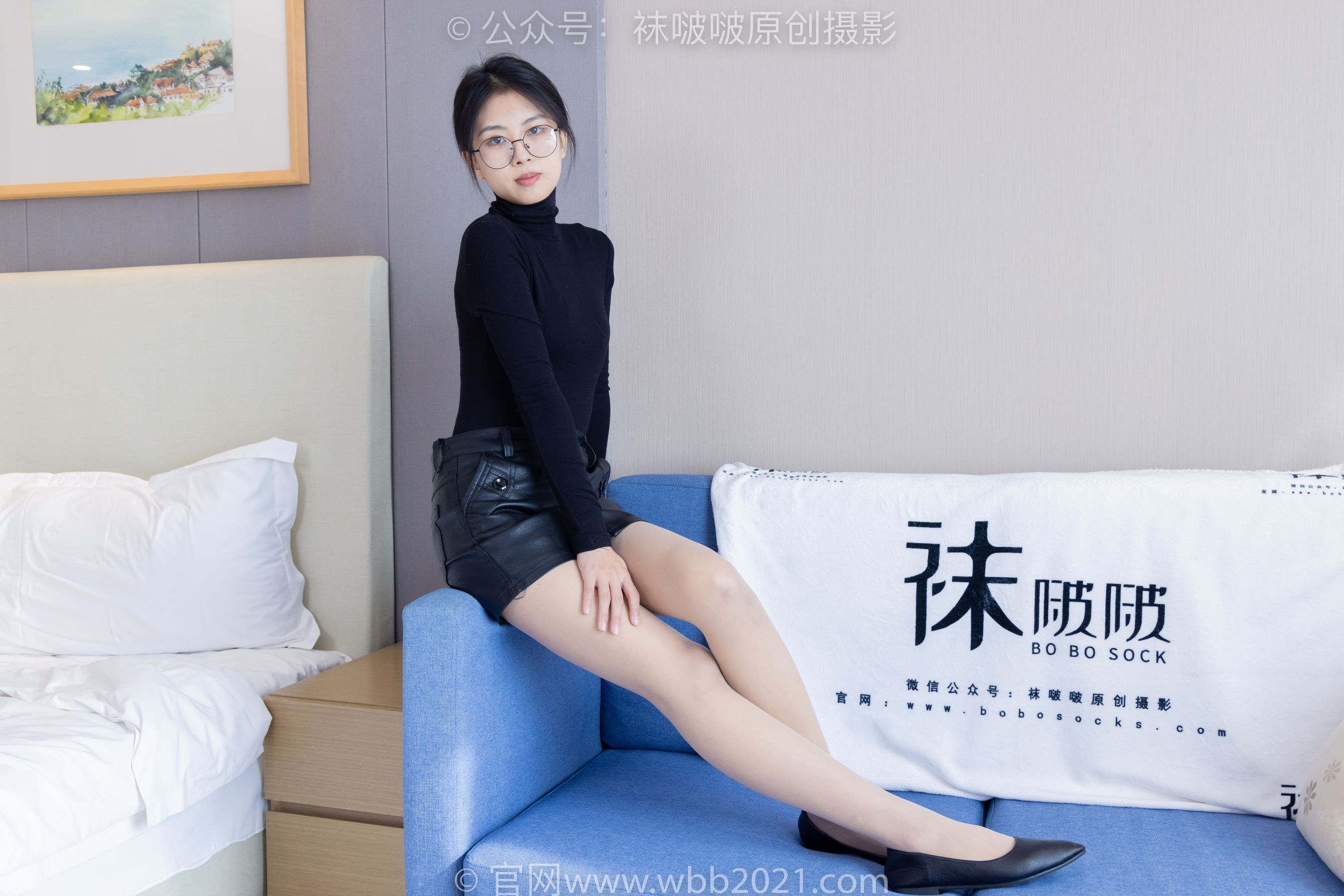 BoBoSocks袜啵啵 No.342 奶油 -平底鞋、肉丝、老头乐挠脚心剧情