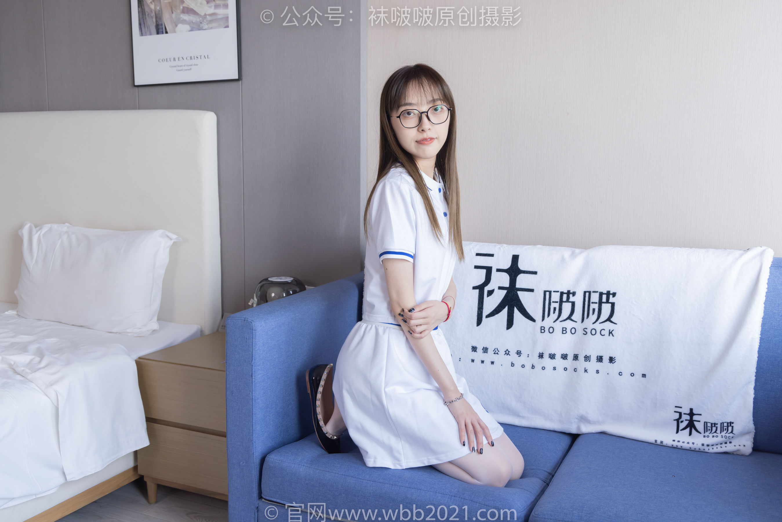 BoBoSocks袜啵啵 No.344 稚予 -板鞋、平底鞋、白丝